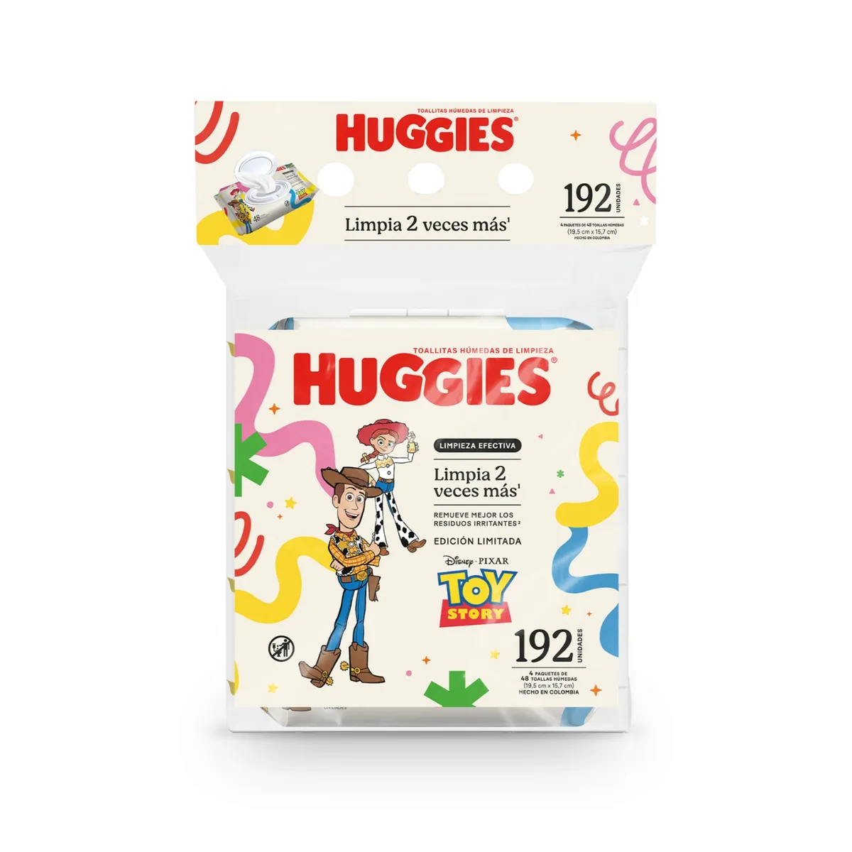 HUGGIES - Toallas Húmedas Toy Story Huggies Empaque 192 Und