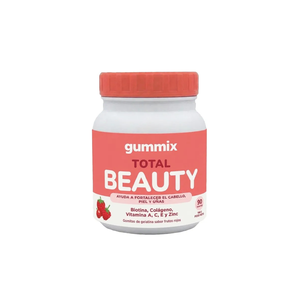 GUMMIX - Gomitas Gummix Total Beauty Pote 90 Und