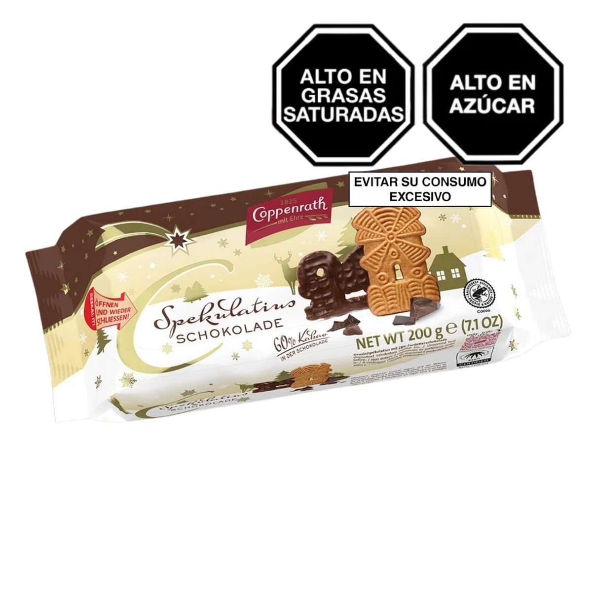 COPPENRATH - Galleta Coppenrath Chocolate Empaque 200 g