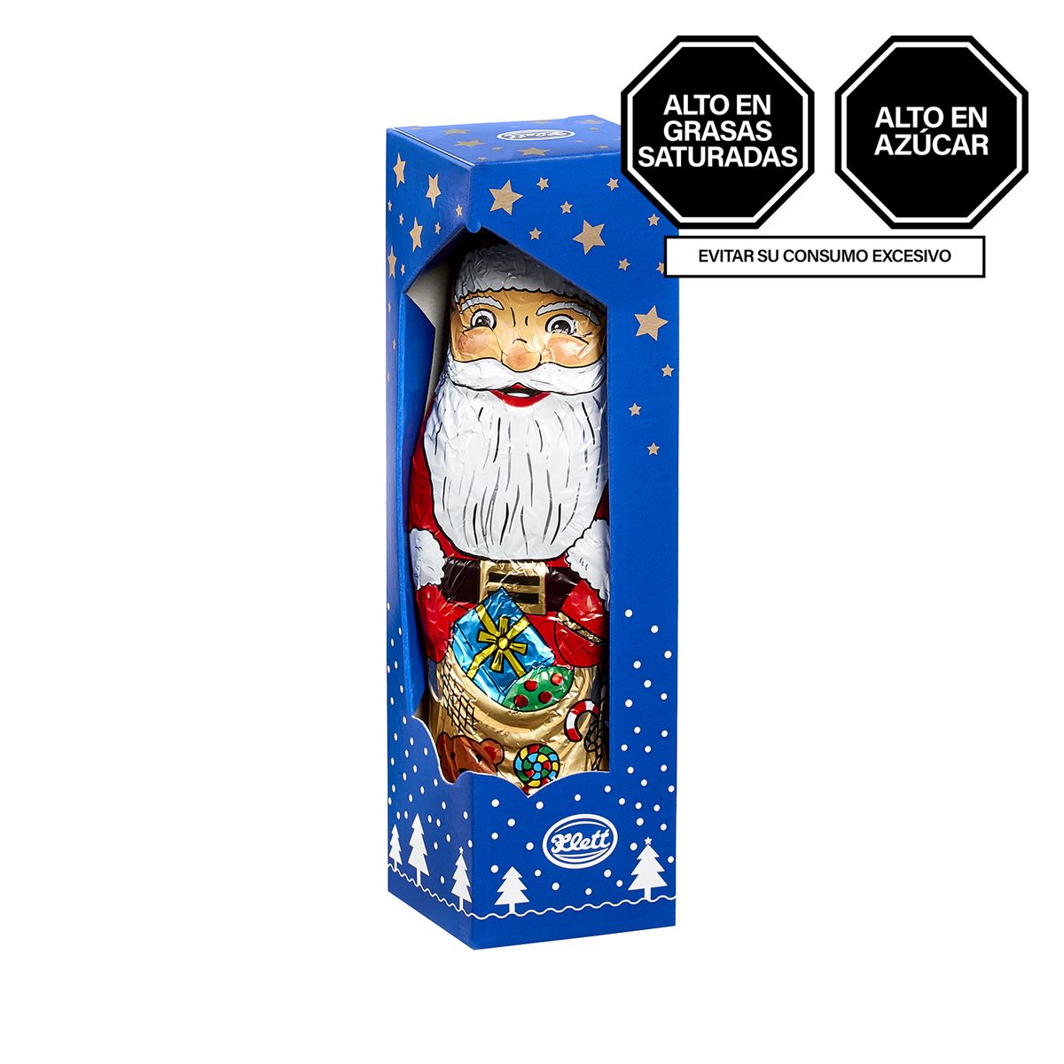 KLETT - Chocolate con Leche Klett Santa Claus Empaque 100 g