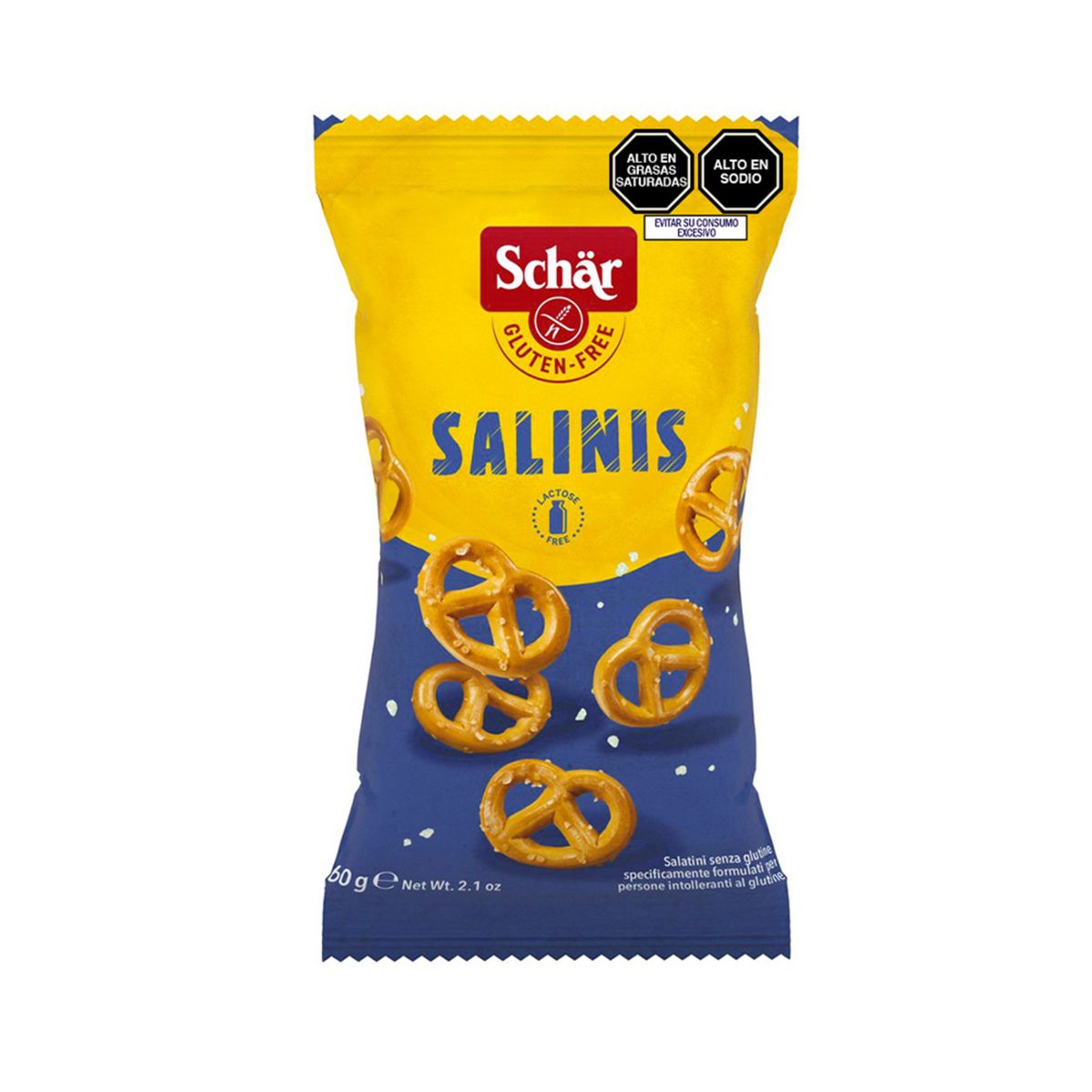 SCHAR - Pretzel Salinis Schär Empaque 60 g