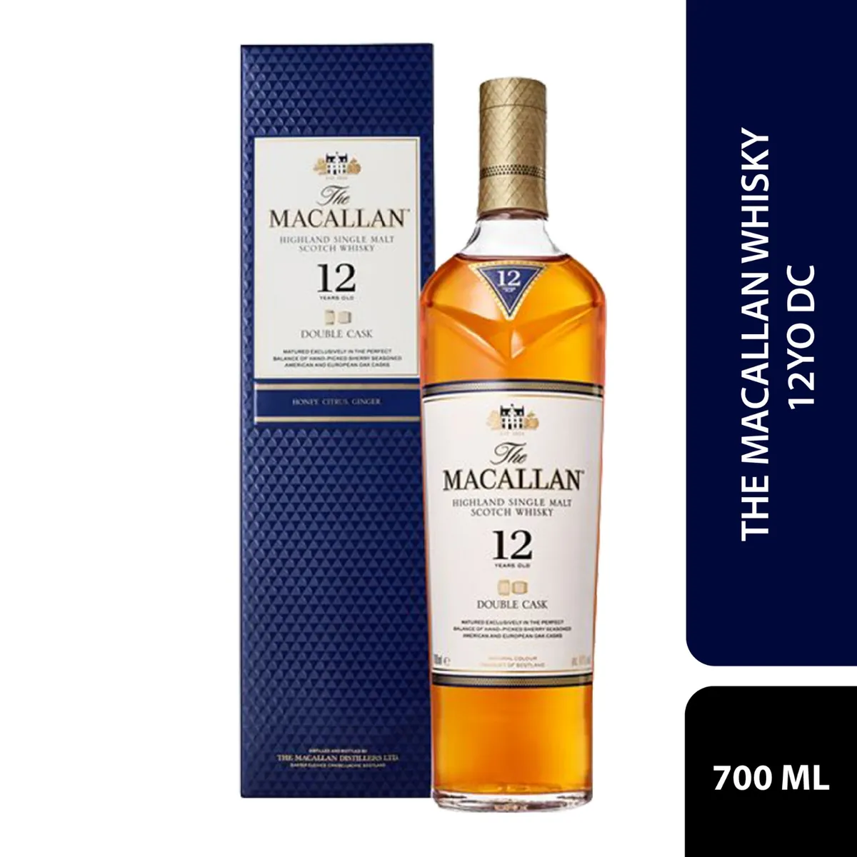 THE MACALLAN - Whisky The Macallan 12 Years Old Double Cask Botella 700 mL
