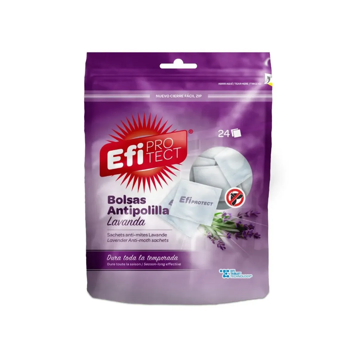 EFIPROTEC - Antipolilla EFI Protect Lavanda Doypack 40.8 g