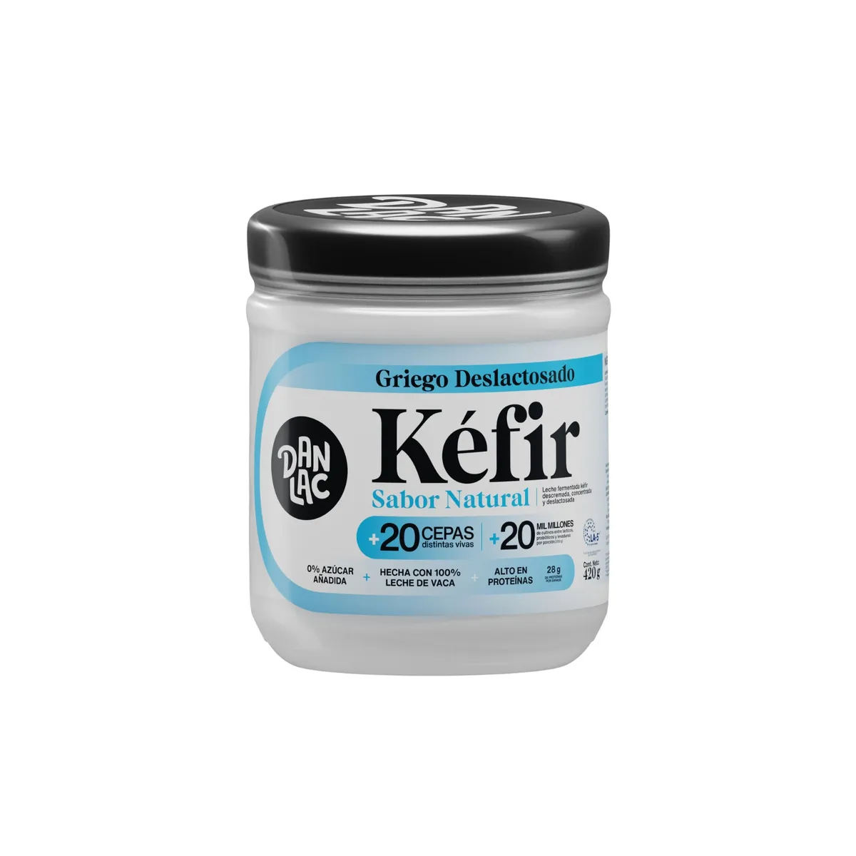 DANLAC - Kéfir Griego Danlac Natural Pote 420 g