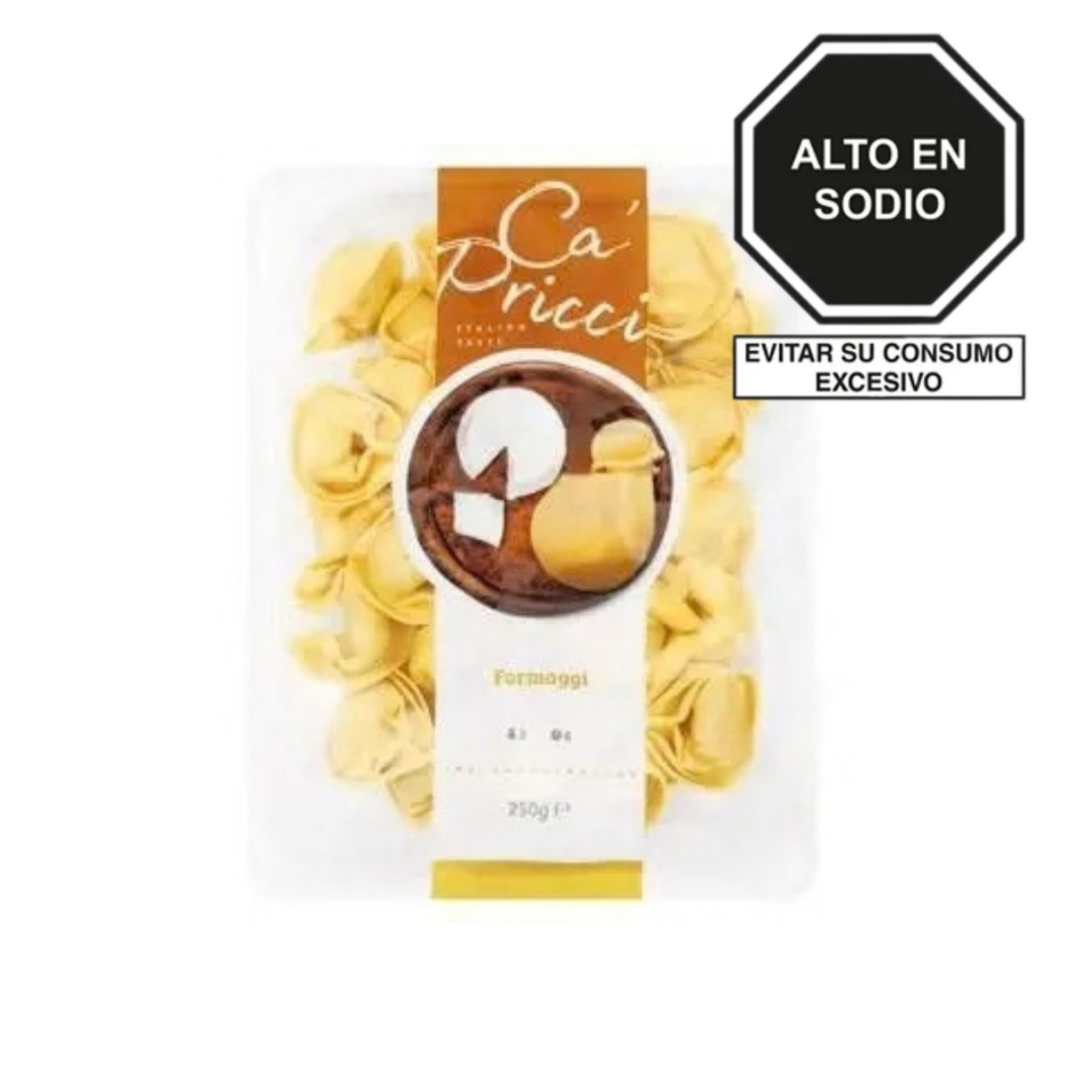 CA PRICCI - Pasta Fresca Ca Pricci Tortelloni de Queso Empaque 250 g