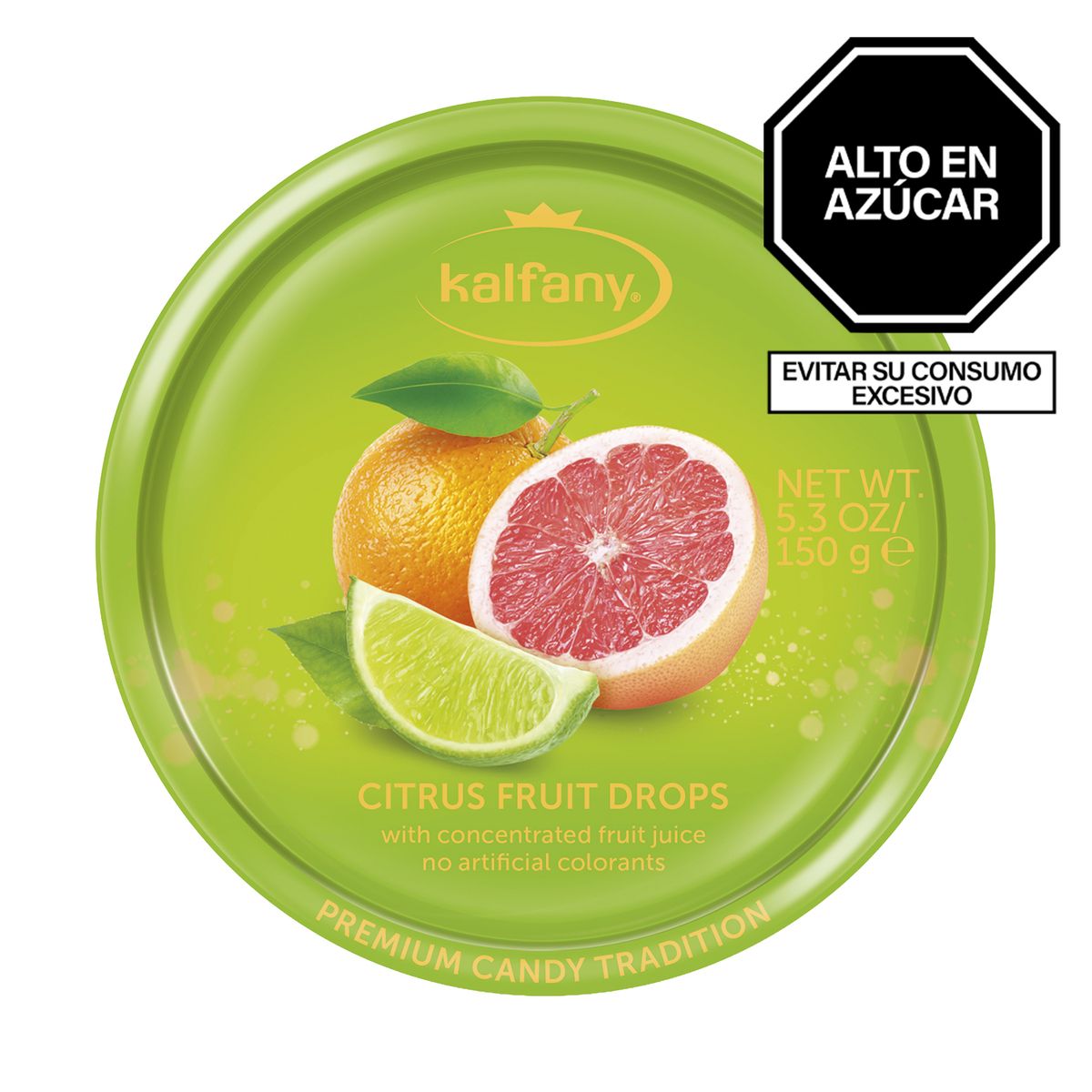KALFANY - CARAMELOS KALFANY CITRUS DROPS 150GR