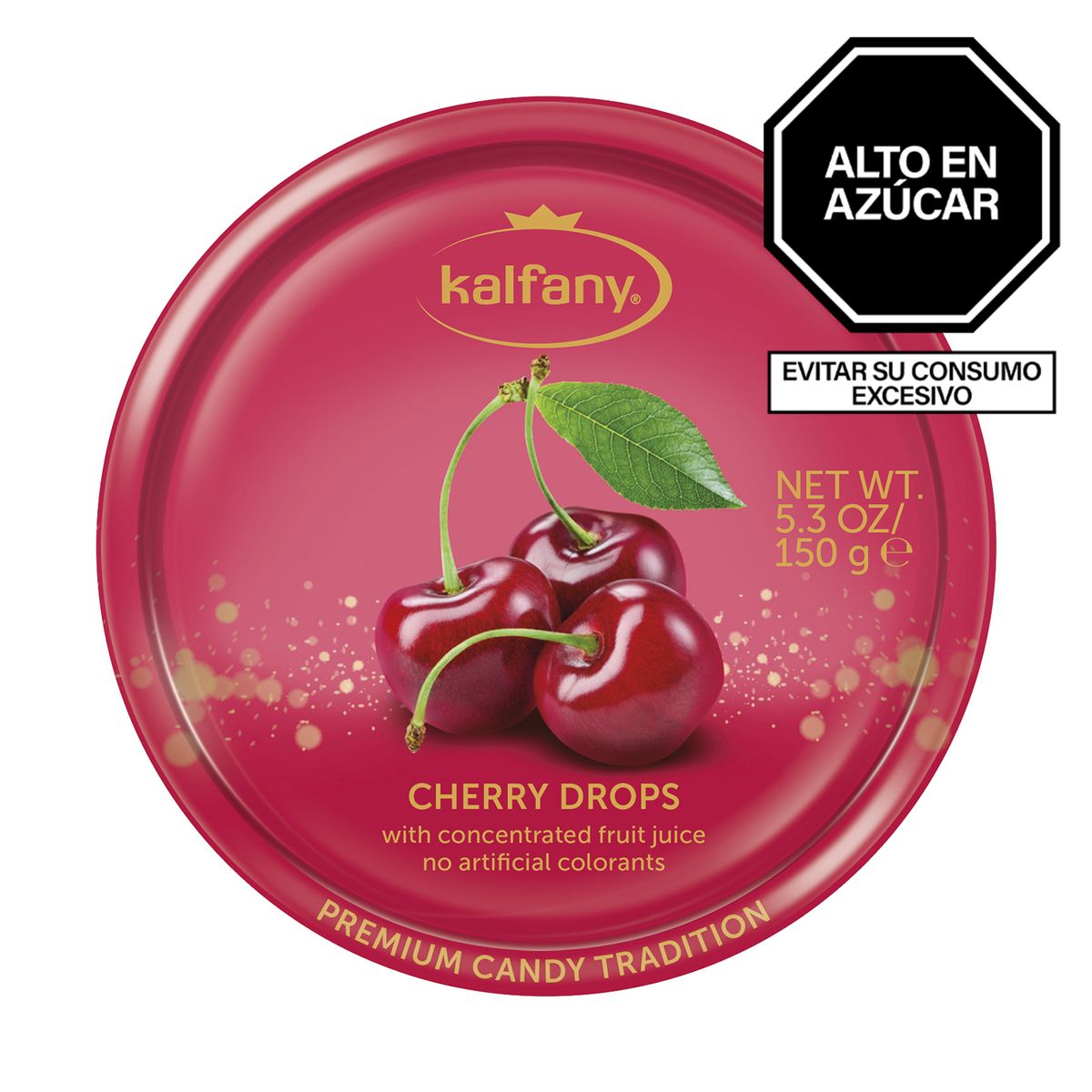 KALFANY - CARAMELOS KALFANY CHERRY DROPS 150GR