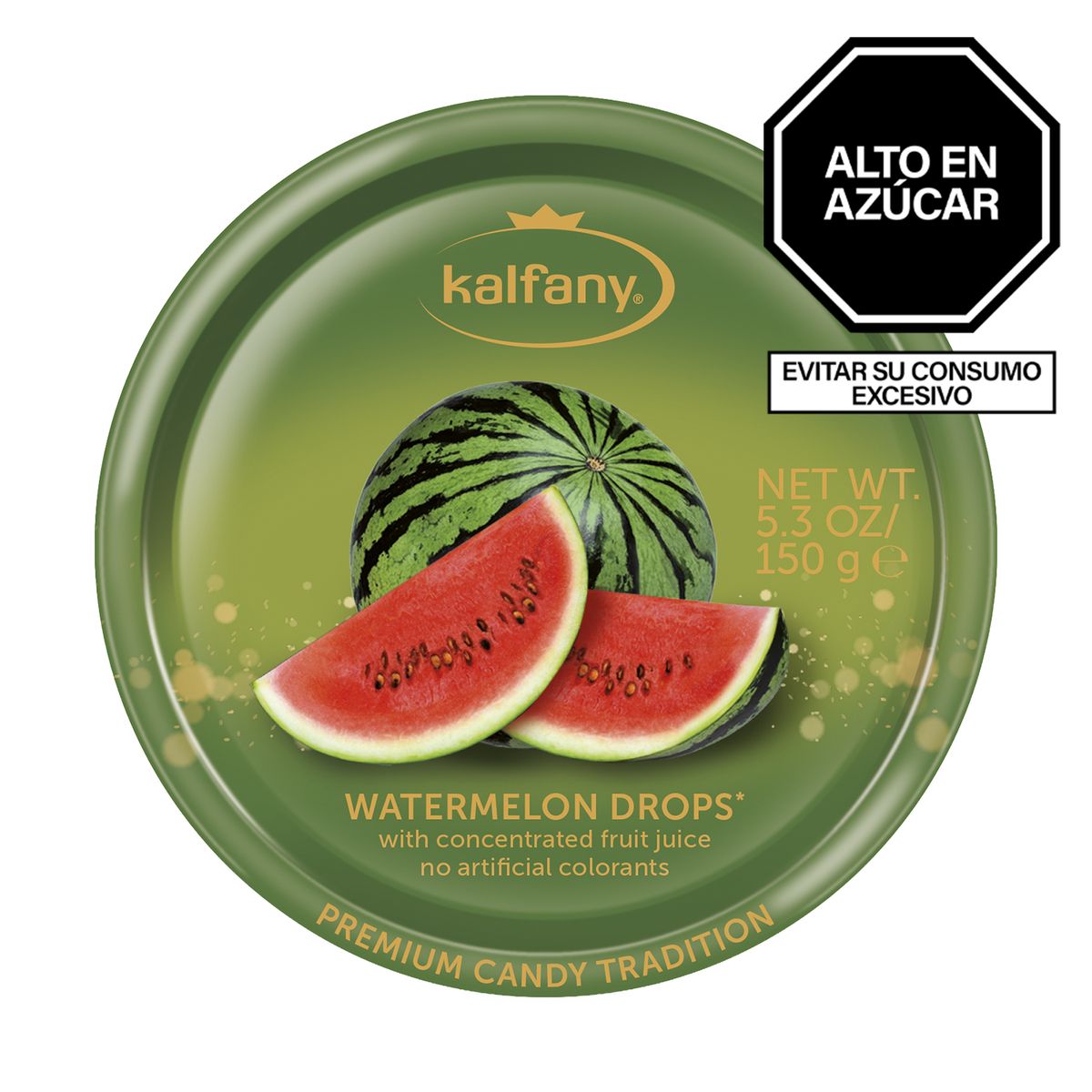 KALFANY - CARAMELOS KALFANY WATERMELON DROPS 150GR
