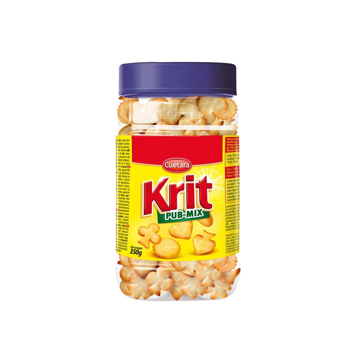  - Galletas Cuétara Krit Pub Mix Pote 350 g