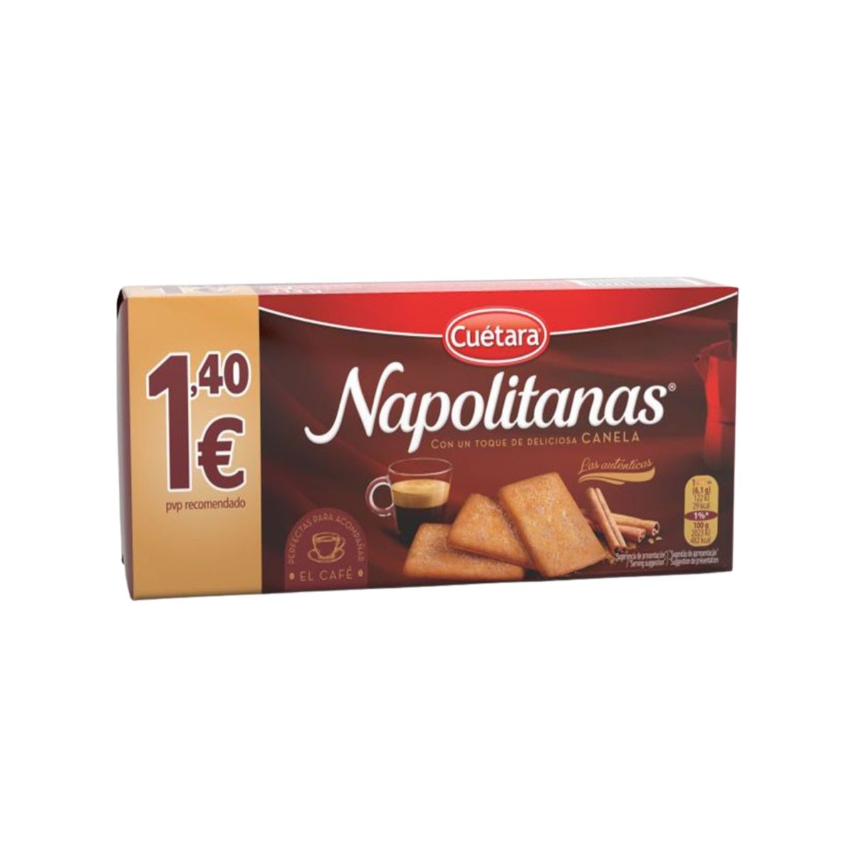  - Galletas Cuétara Napolitanas Caja 213 g