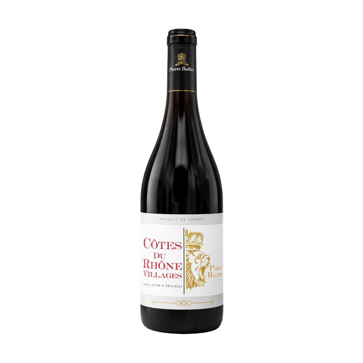 PIERRE BALTIER - Vino Tinto Pierre Baltier Côtes du Rhône Villages Botella 750 mL
