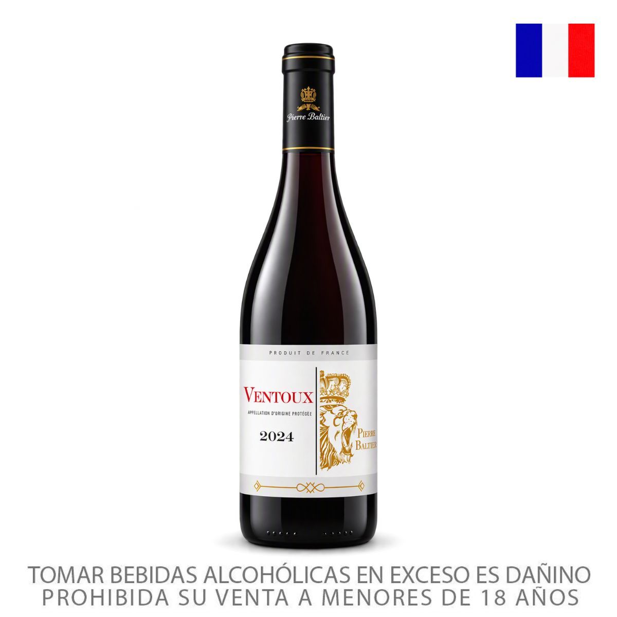 PIERRE BALTIER - Vino Tinto Pierre Baltier Ventoux Botella 750 mL