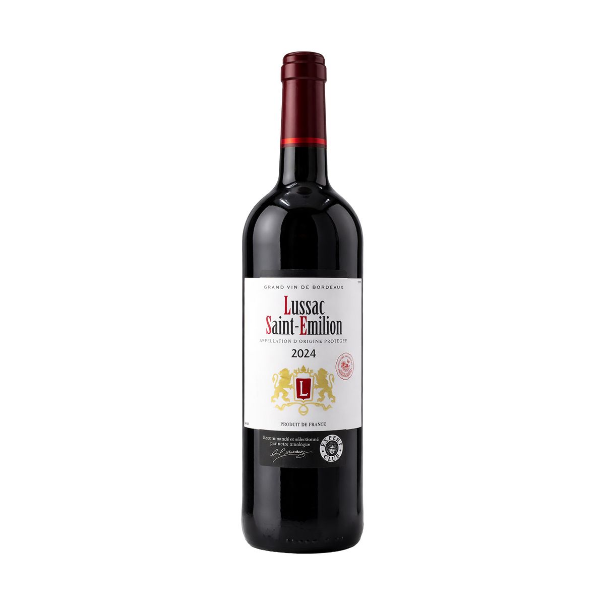 EXPERT CLUB - Vino Tinto Expert Club Lussac Saint-Émilion Botella 750 mL