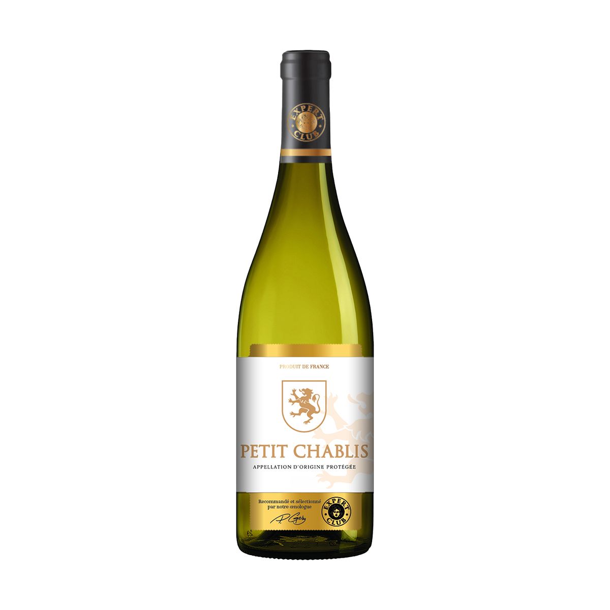 EXPERT CLUB - Vino Blanco Expert Club Petit Chablis Botella 750 mL