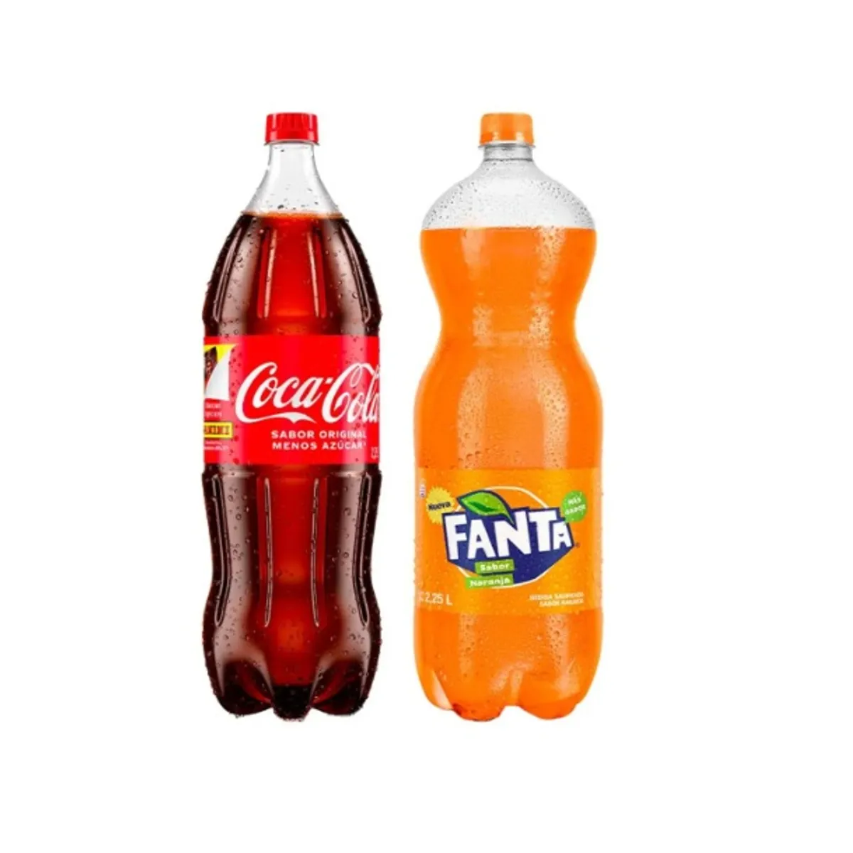 COCA COLA - Pack Gaseosa Coca-Cola + Fanta 2.25 L