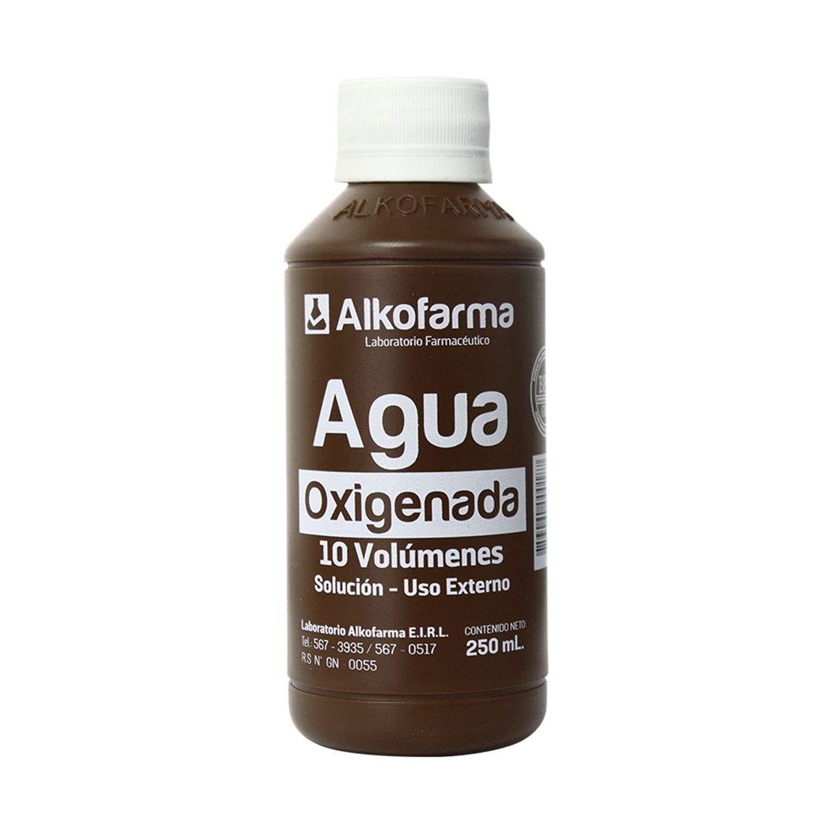Alkofarma - Agua Oxigenada 10 Volúmenes Alkofarma Botella 250 mL