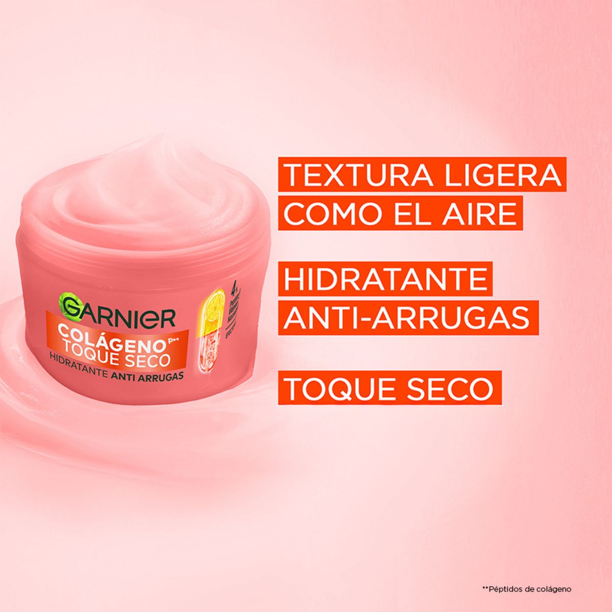 GARNIER - Crema Toque Seco Colageno Garnier Envase 82.5 mL