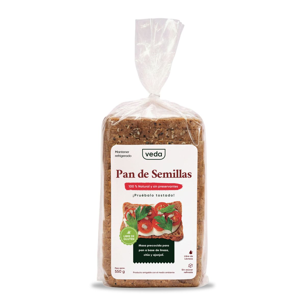 VEDA - Pan de Semillas Veda 550 g
