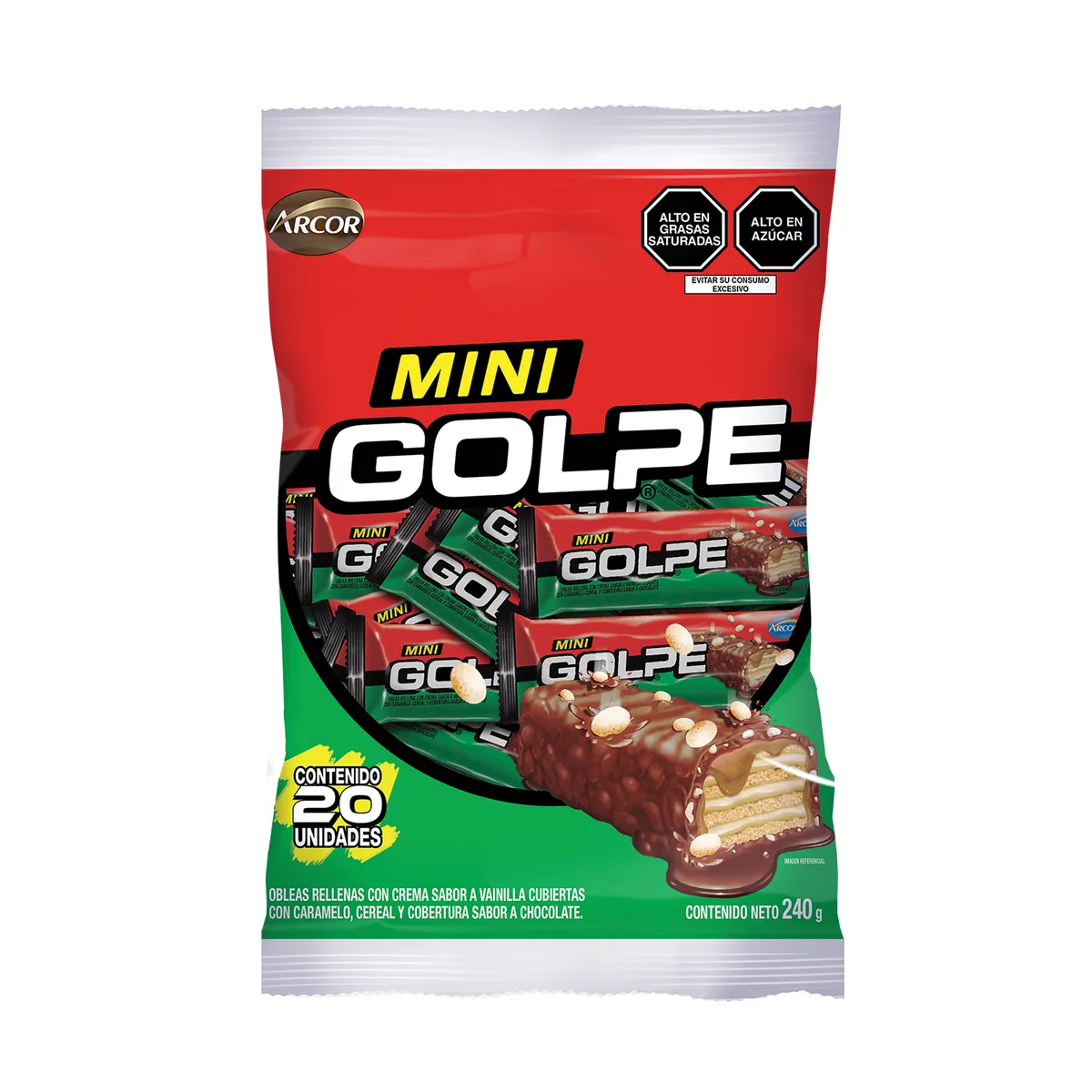 GOLPE - Chocolate Mini Golpe Bolsa 240 g