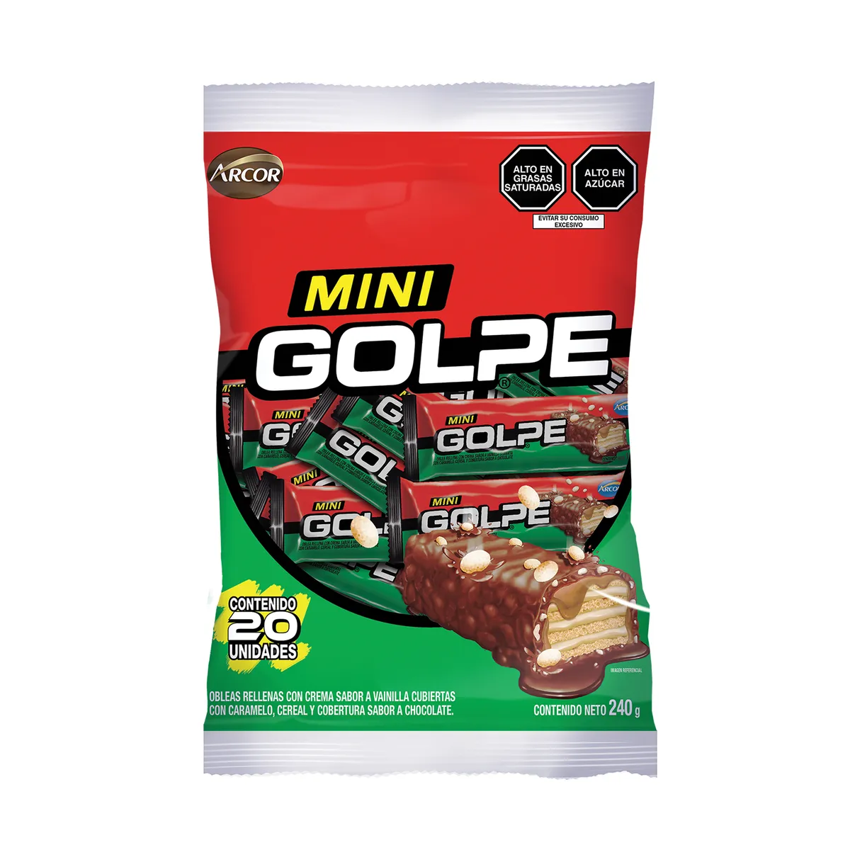 GOLPE - Chocolate Mini Golpe Bolsa 240 g