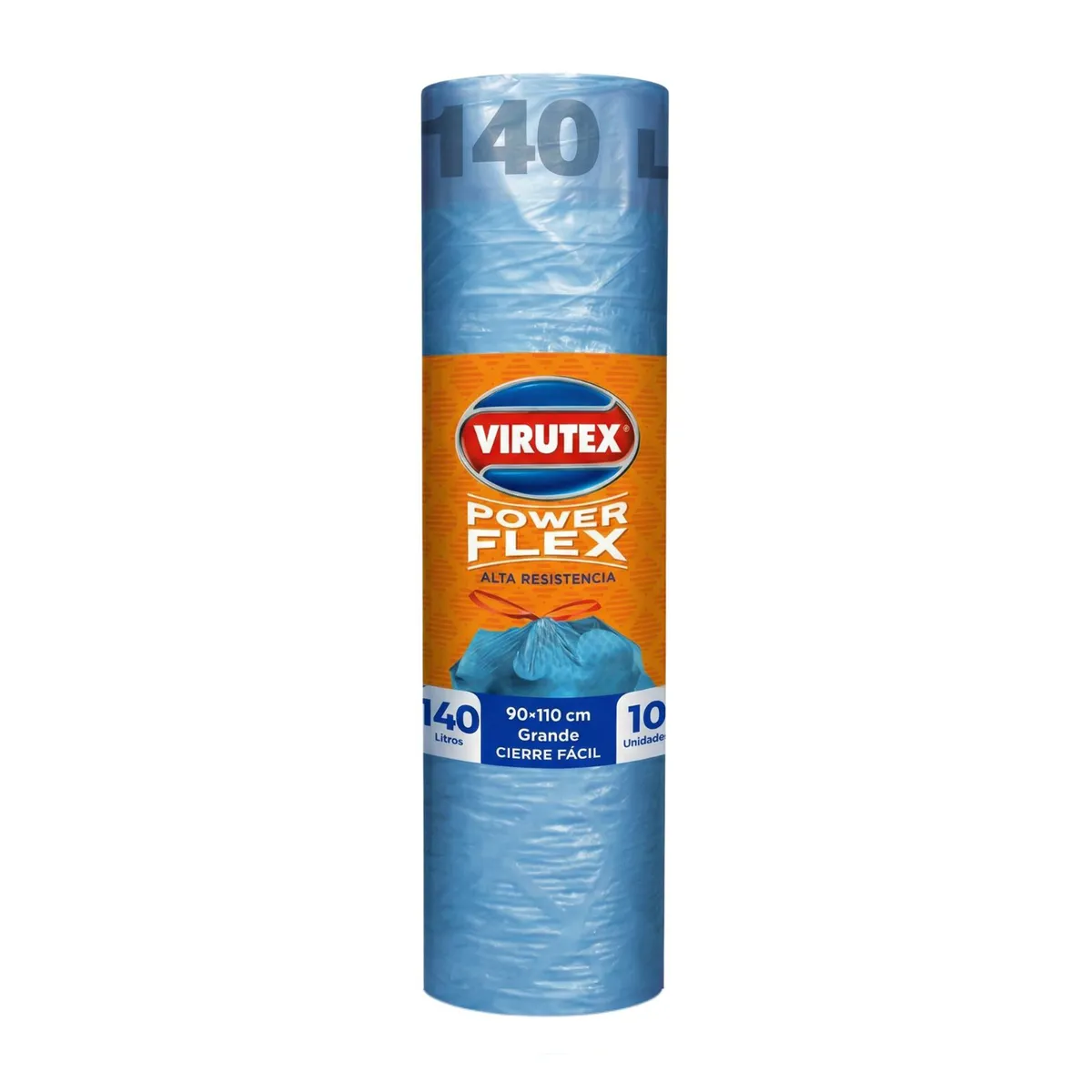 VIRUTEX - Bolsas para Basura Power Flex 140 L Empaque 10 Und