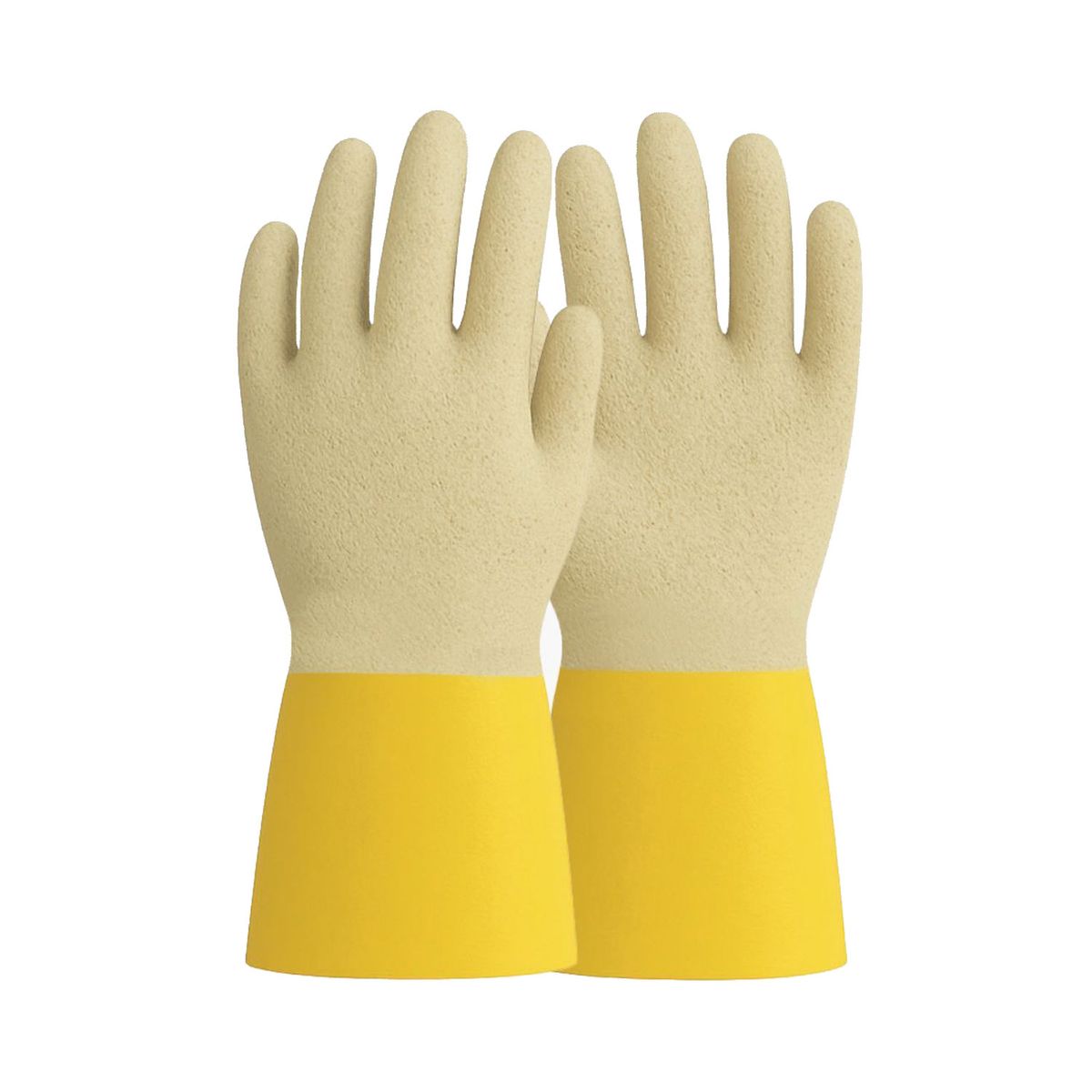 HUDE - Guante Antideslizante Hude Amarillo Talla S