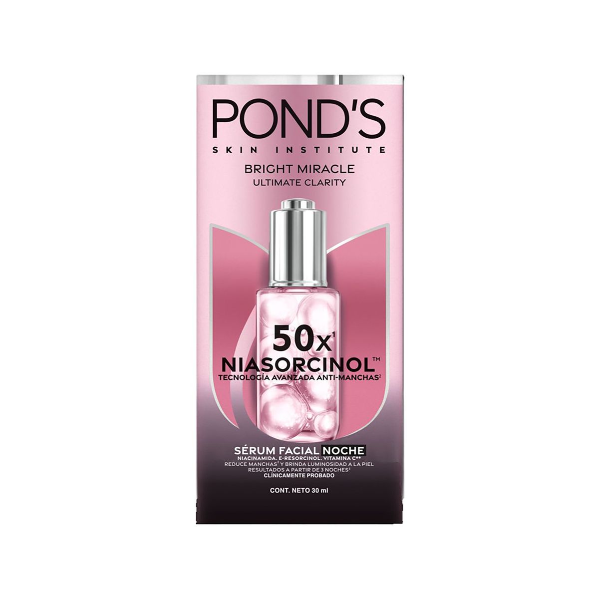 PONDS - Sérum Facial Ponds Bright Miracle Noche Envase 30 mL