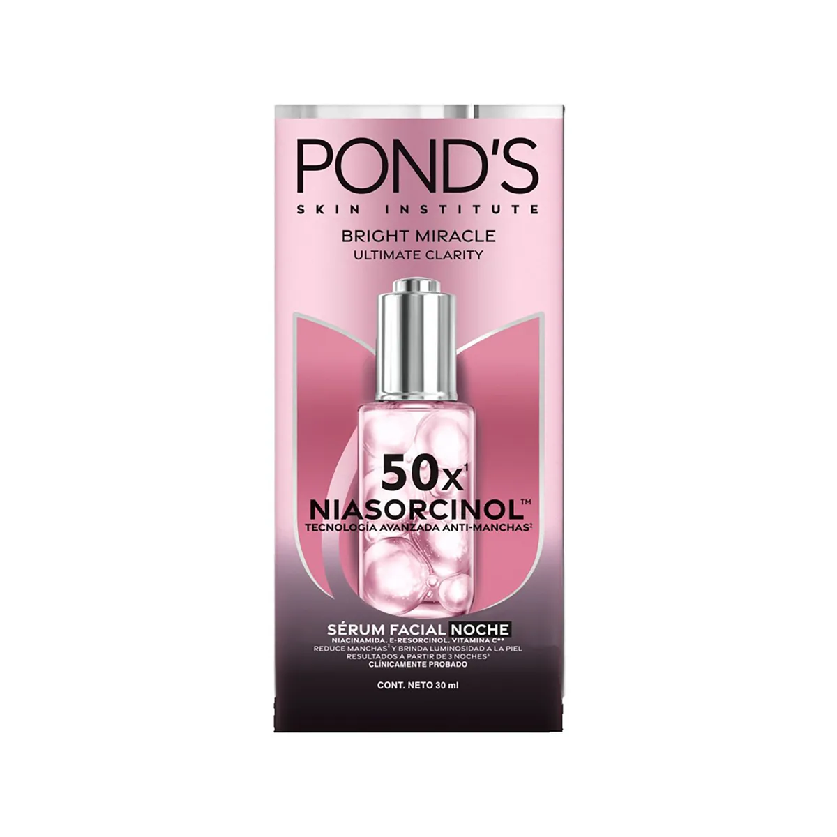 PONDS - Sérum Facial Ponds Bright Miracle Noche Envase 30 mL