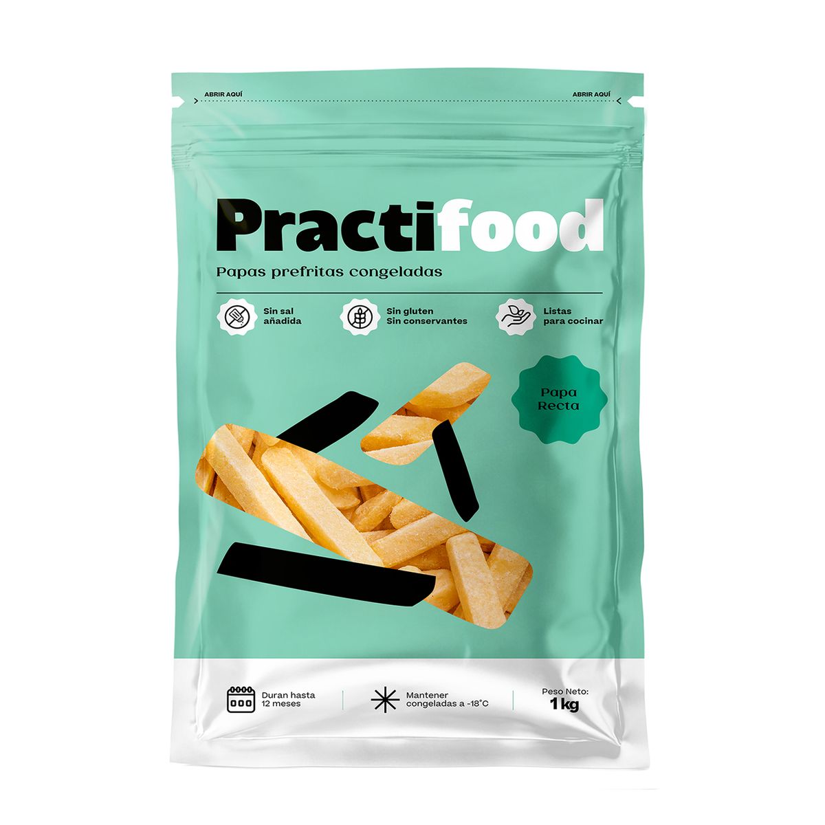PRACTIFOOD - Papa Recta PractiFood Bolsa 1 Kg