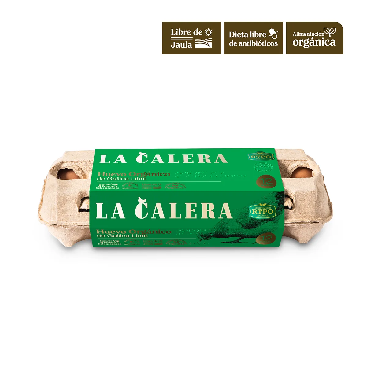 LA CALERA - Huevo Orgánico La Calera Bandeja 12 Und
