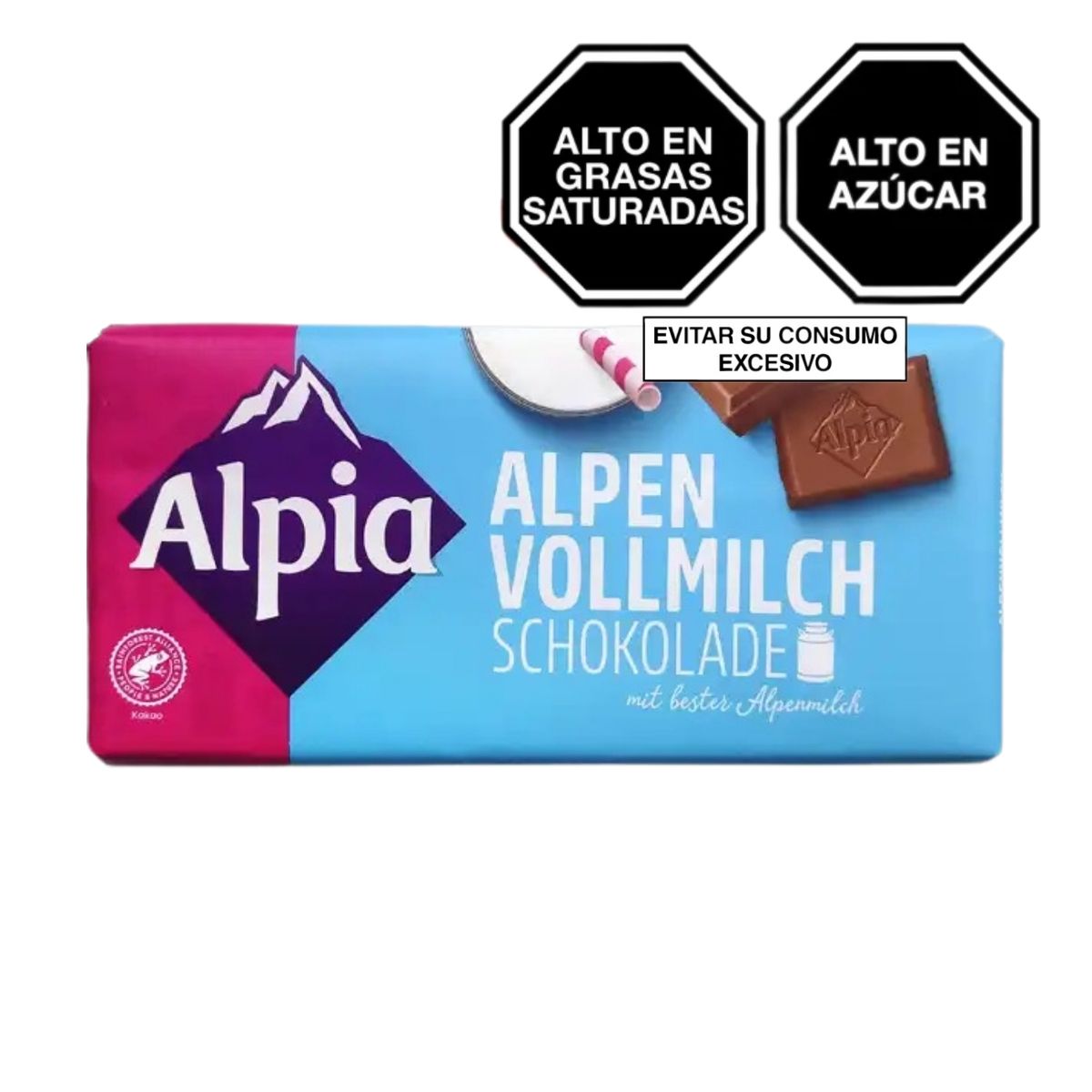 ALPIA - Tableta de Chocolate Alpia Leche Empaque 100 g