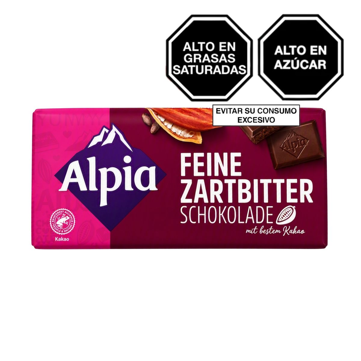 ALPIA - Tableta de Chocolate Alpia Oscuro Empaque 100 g