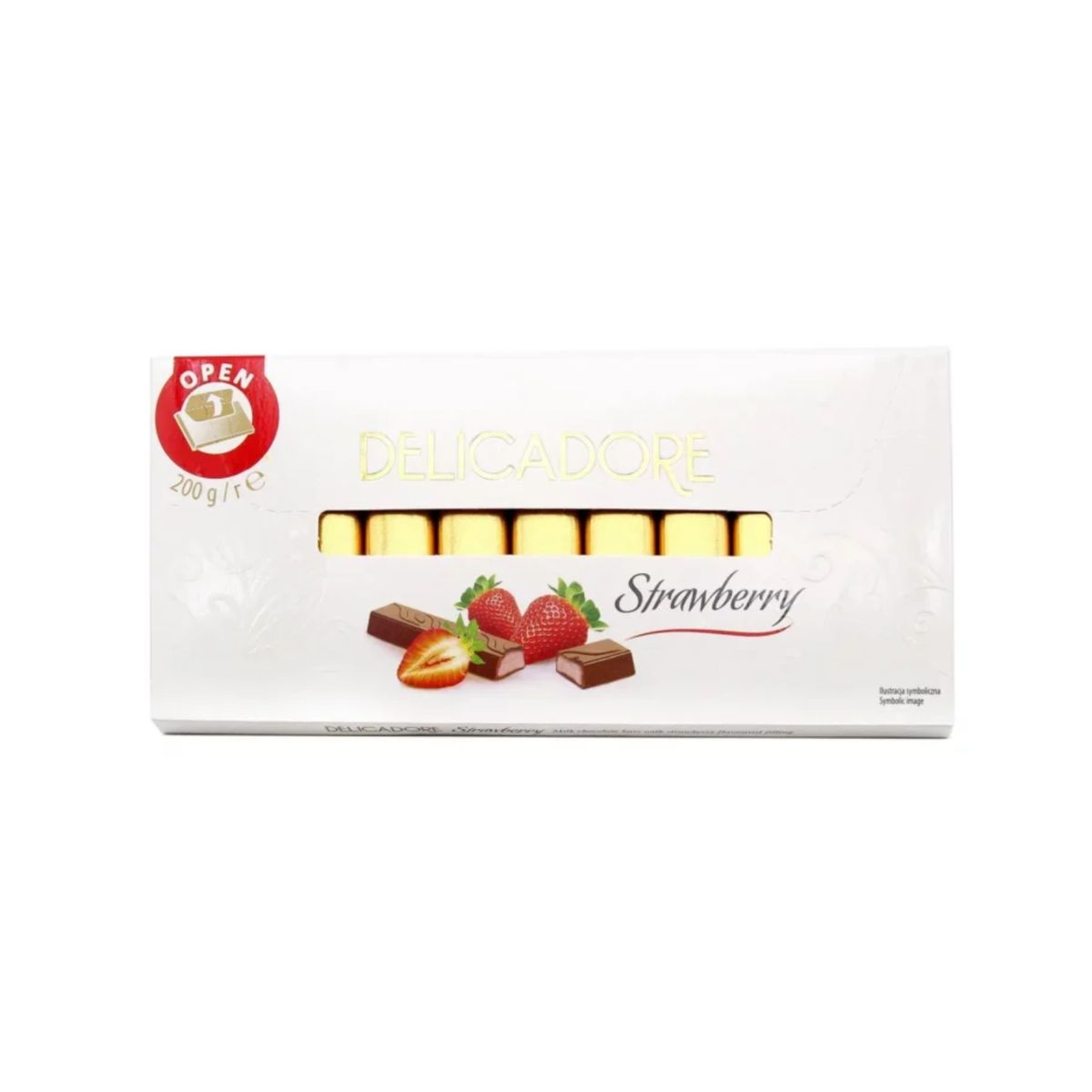  - Chocolate Delicadore Fresa Empaque 200 g