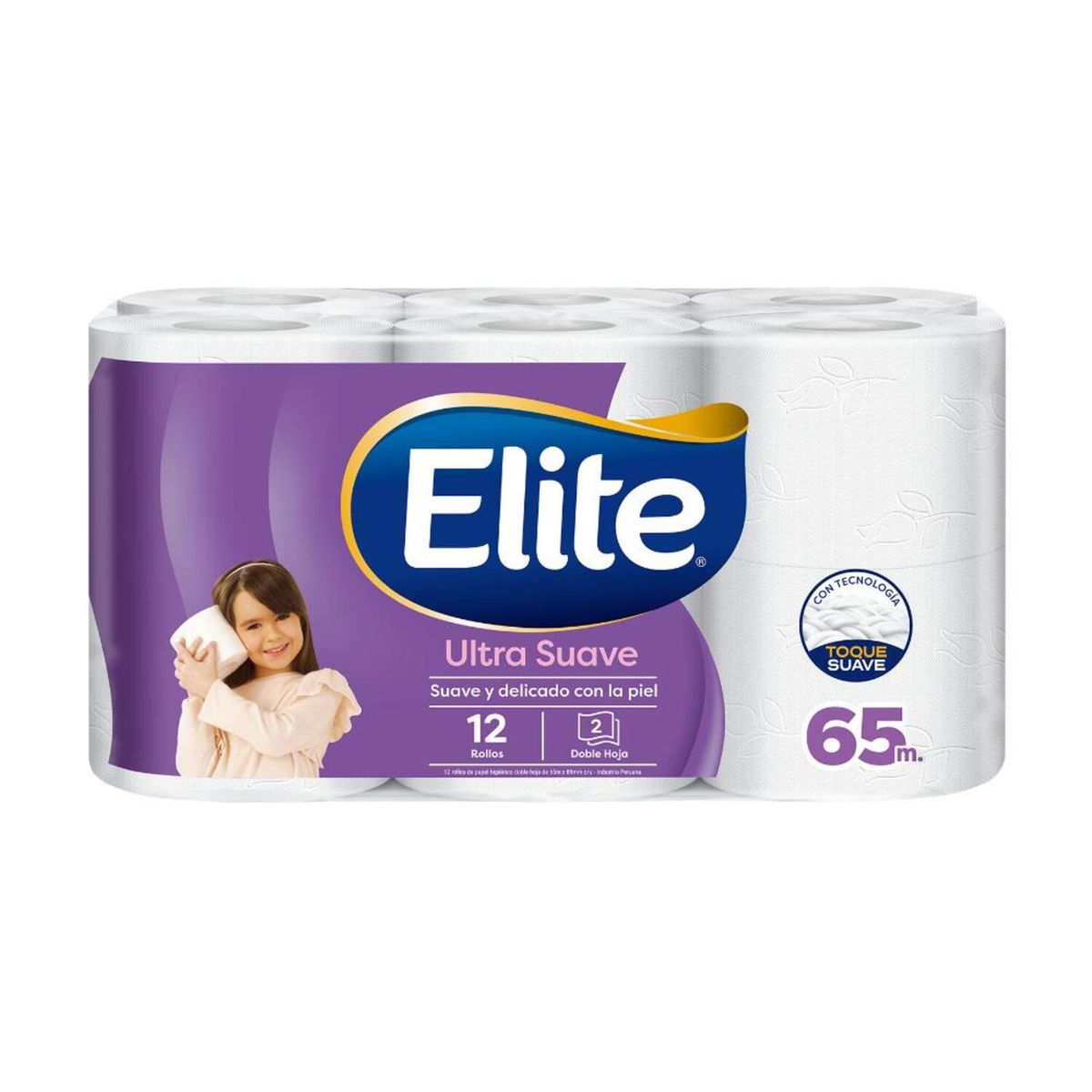 ELITE - Papel Higiénico Elite Ultra Suave Pack 12 Und