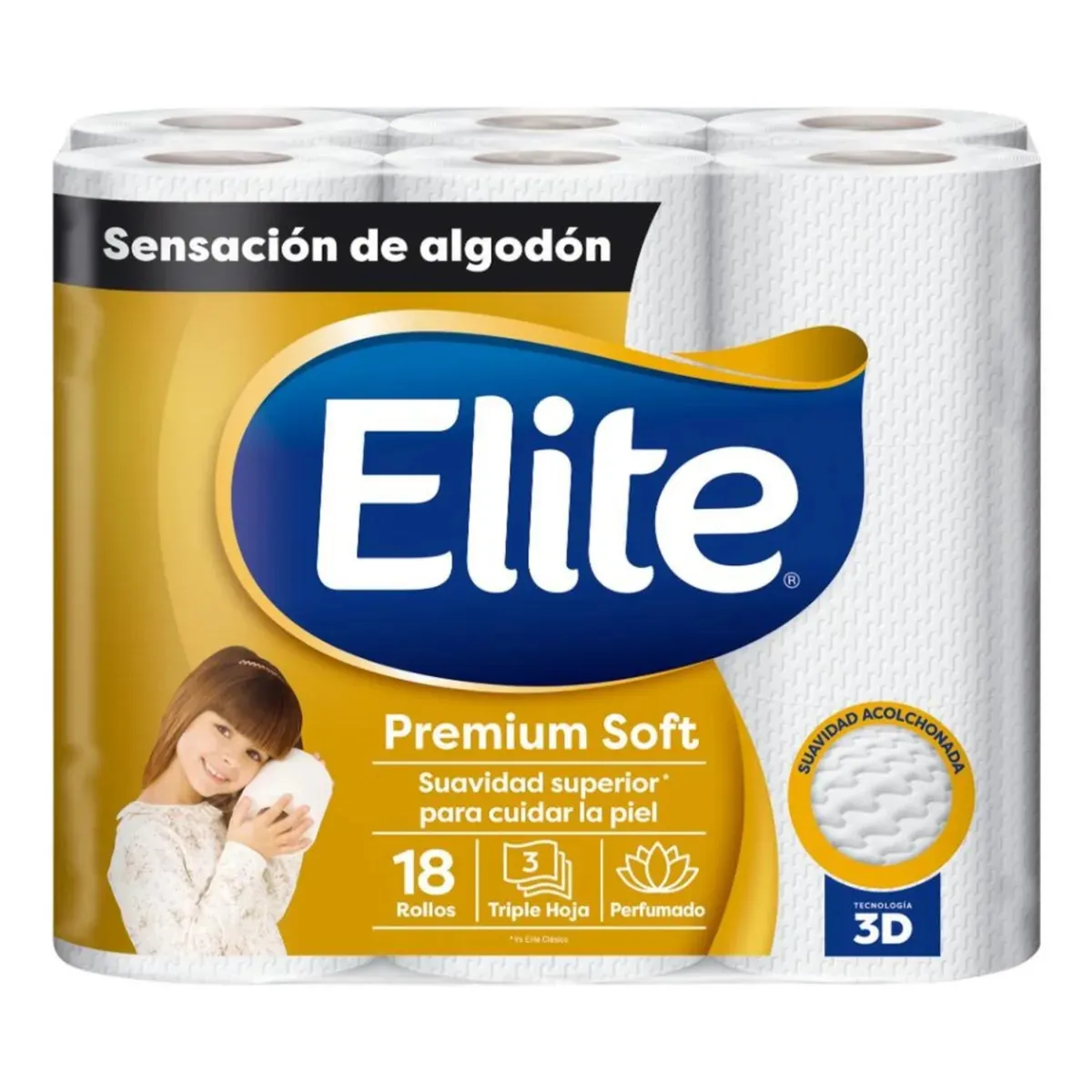 ELITE - Papel Higiénico Elite Premium Soft Pack 18 Und