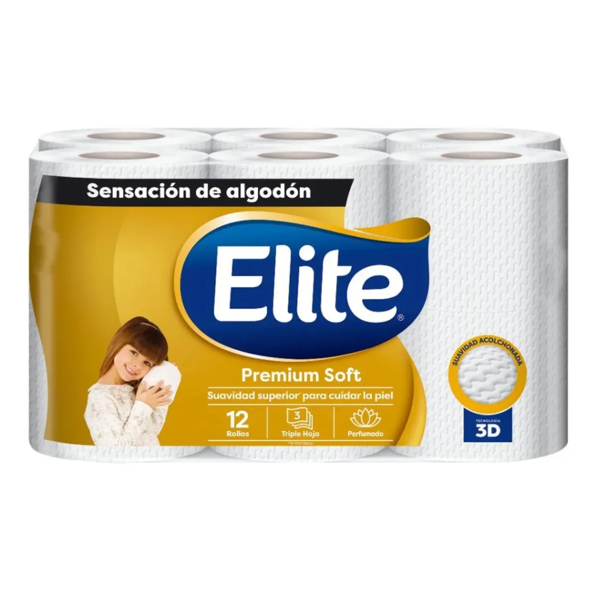 ELITE - Papel Higiénico Elite Premium Soft Pack 12 Und