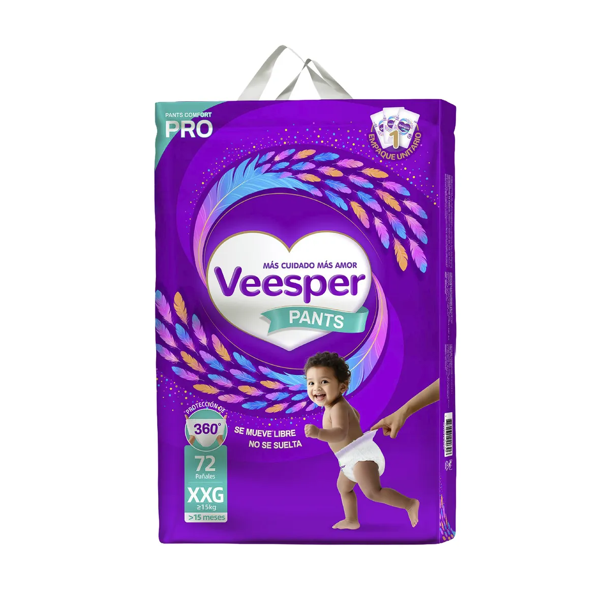 VEESPER - Pants Veesper Paquetón XXG Empaque 72 Und