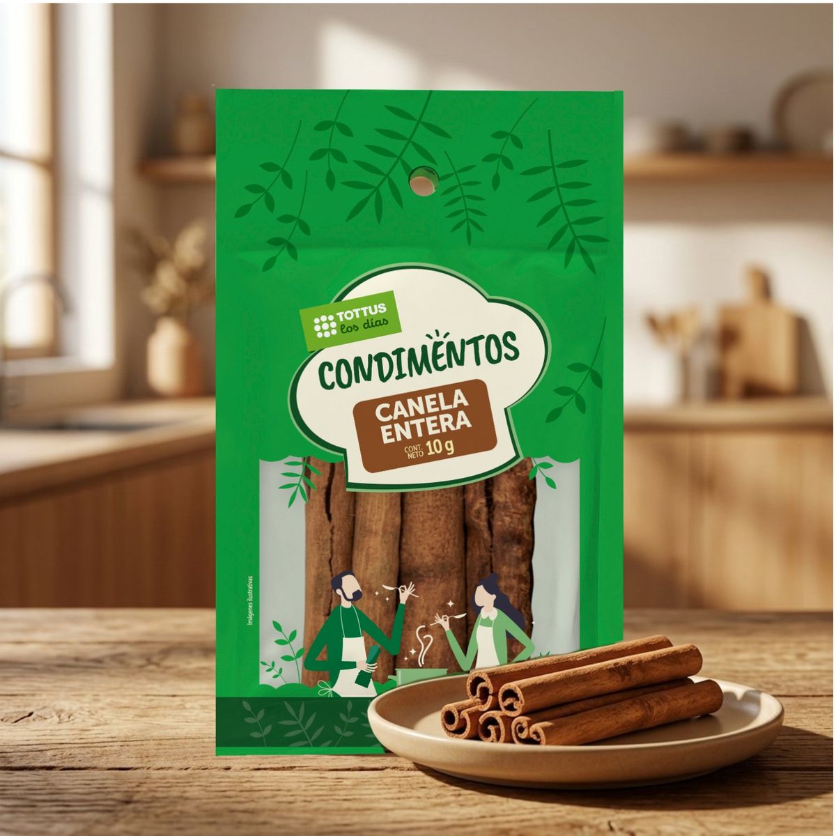 TOTTUS - Canela Entera Tottus Bolsa 10 g