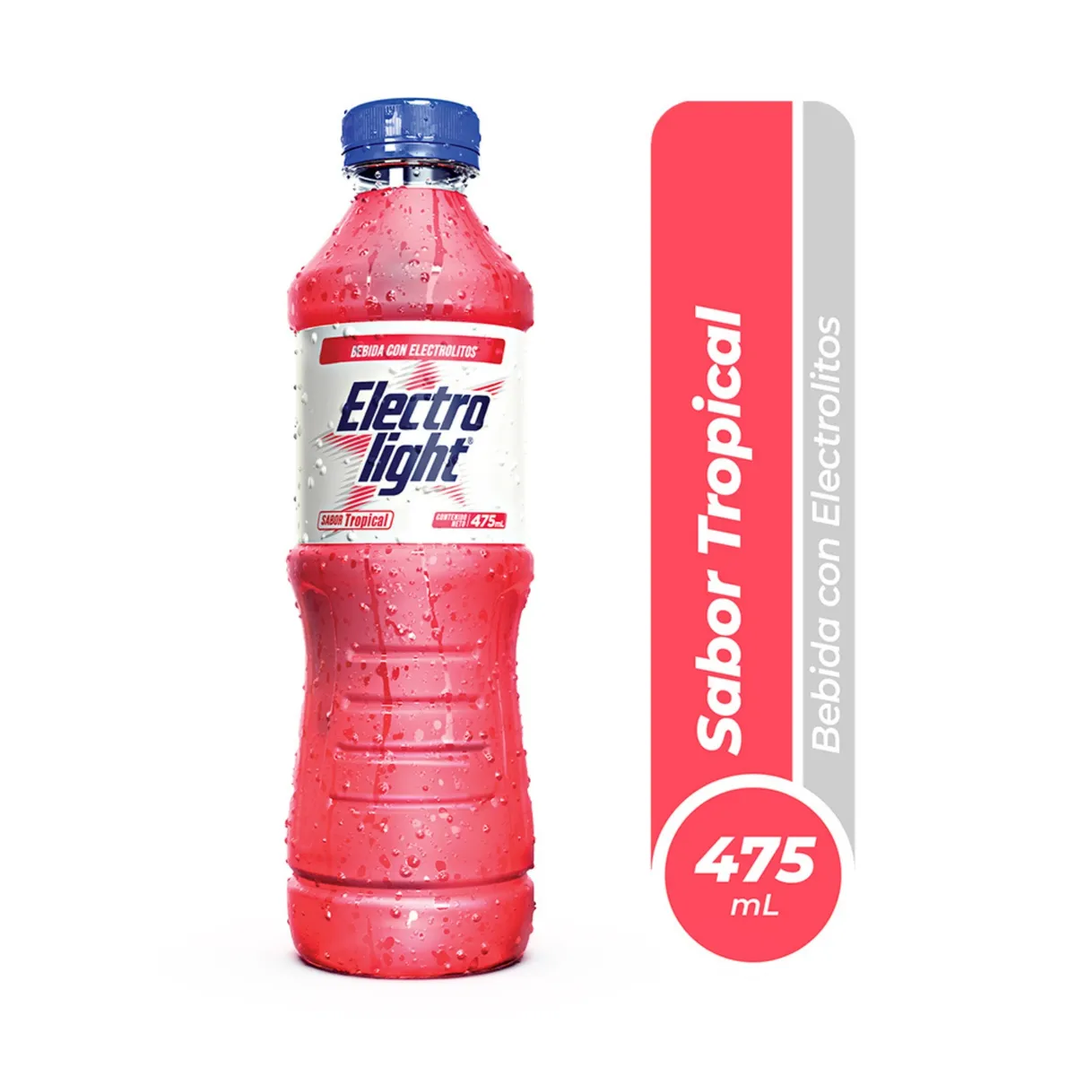 ELECTROLIGHT - Bebida Rehidratante Electrolight Tropical Botella 475 mL