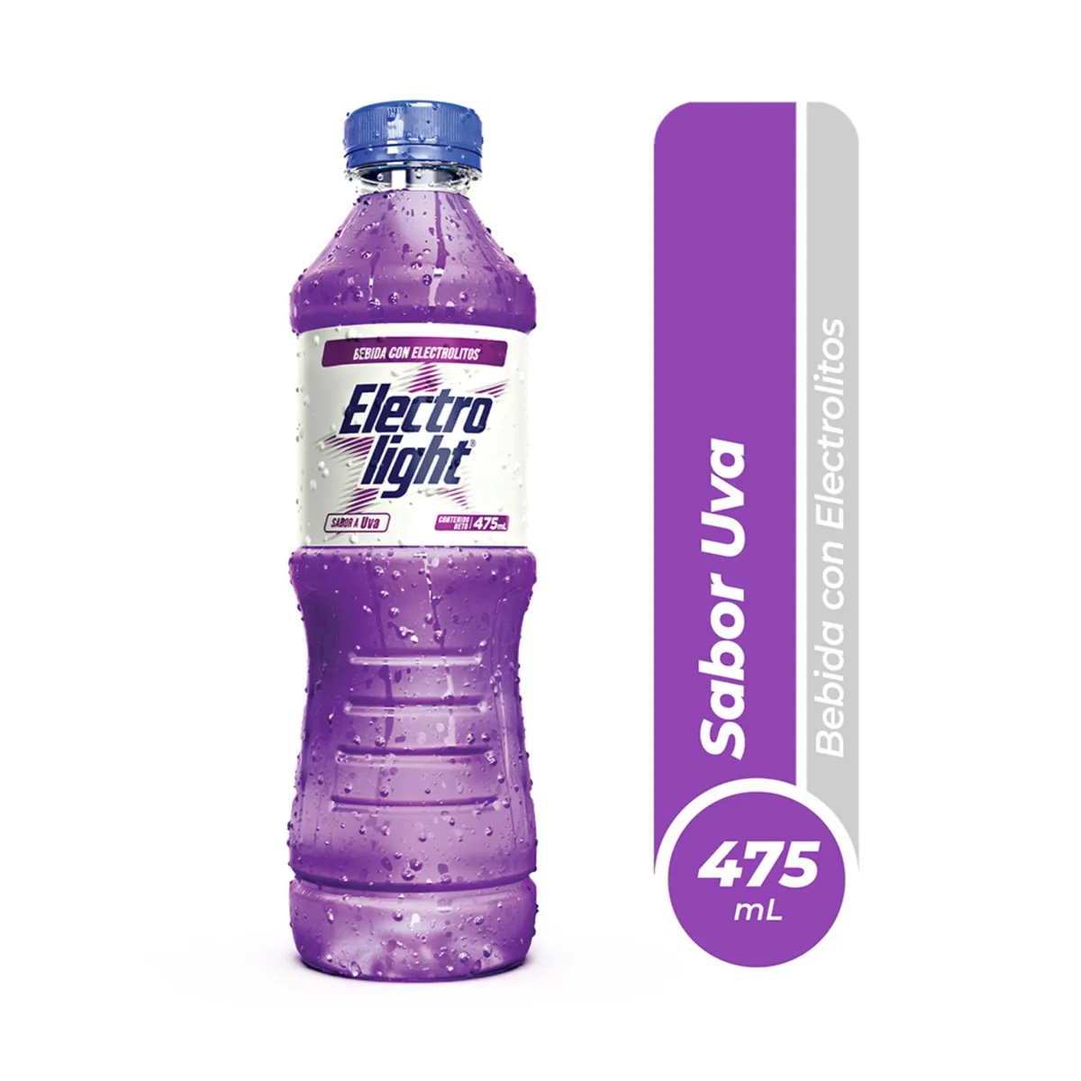 ELECTROLIGHT - Bebida Rehidratante Electrolight Uva Botella 475 mL