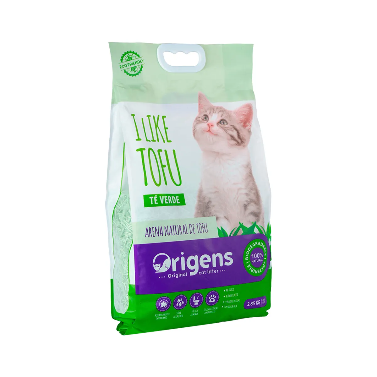 ORIGENS - Arena Natural Origens Tofu Aroma Té Verde Bolsa 2.85 Kg