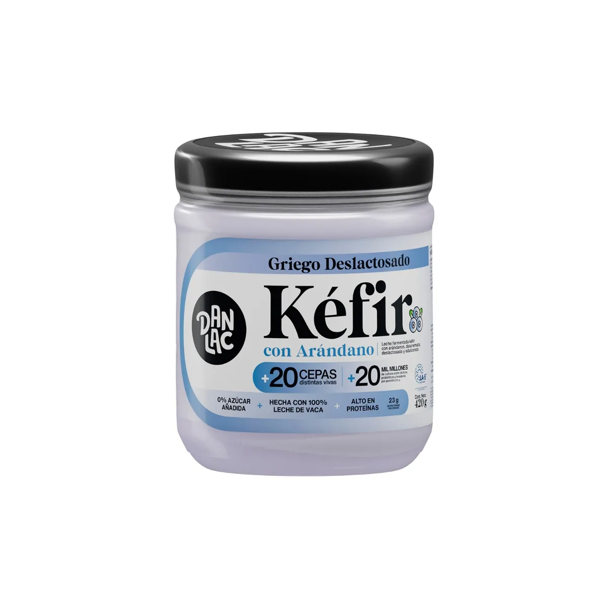 DANLAC - Kéfir Griego Danlac Arándano Pote 420 g