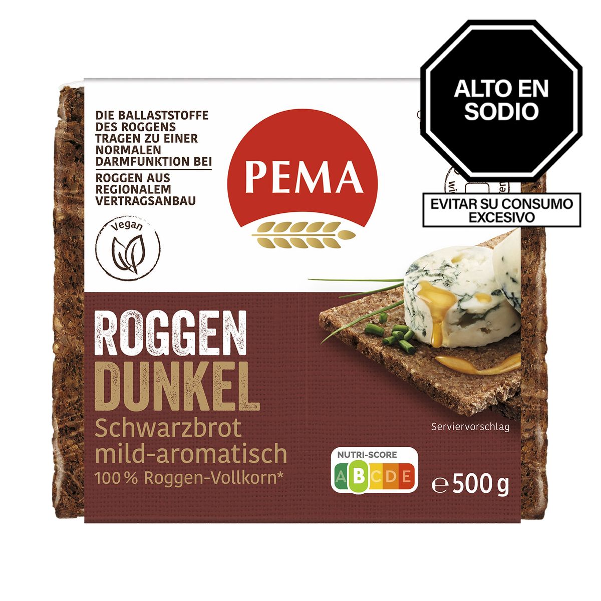 PEMA - PAN INTEGRAL CENTENO ROGGEN PEMA 500GR