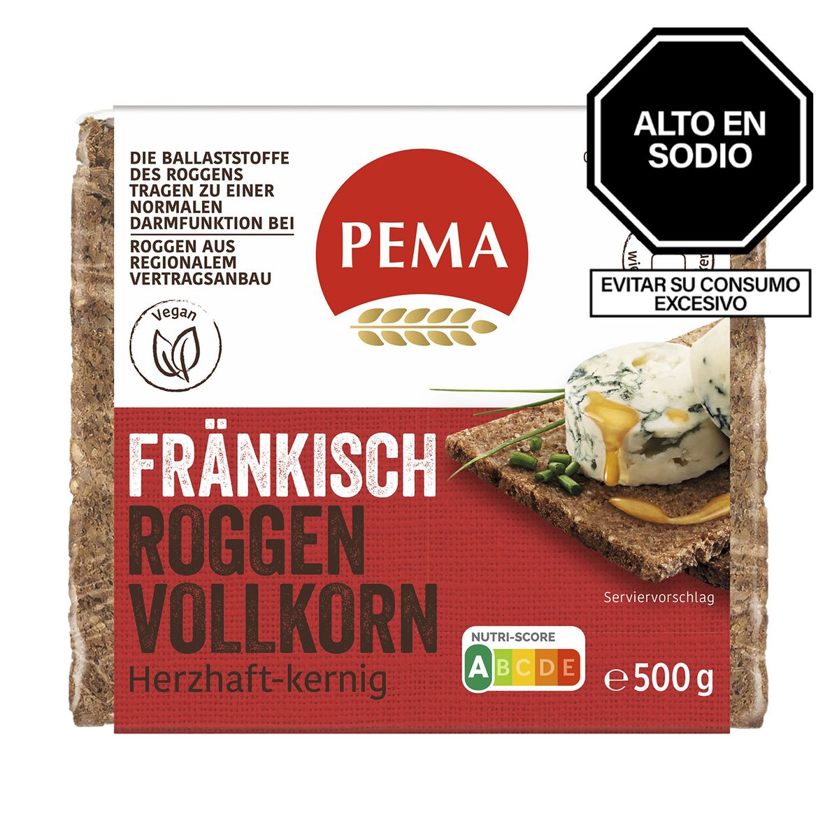 PEMA - PAN INTEGRAL CENTENO FRANKISCH PEM 500GR