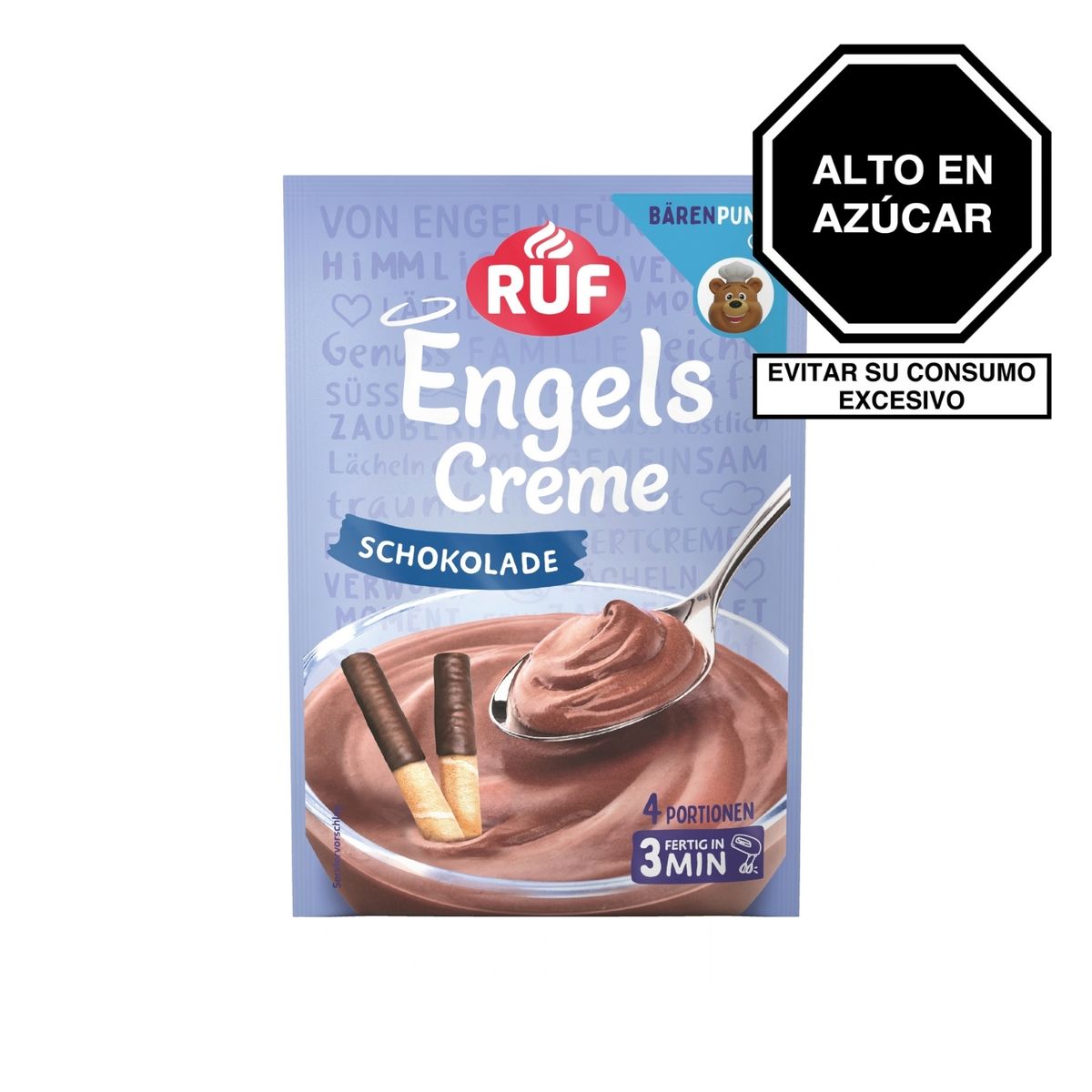 GEOFOODS ITALIAN TRUFFLES - Postre Ruf Crema de Ángel Chocolate Empaque 74 g