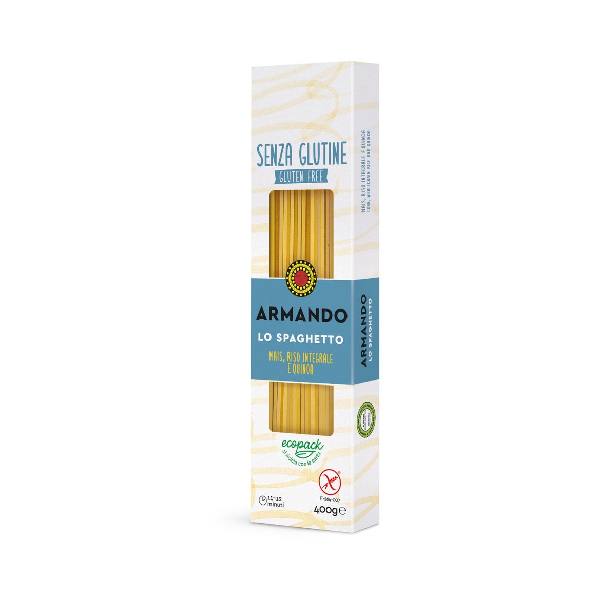 ARMANDO - Fideos Armando Lo Spaghetto Gluten Free Bolsa 400 g