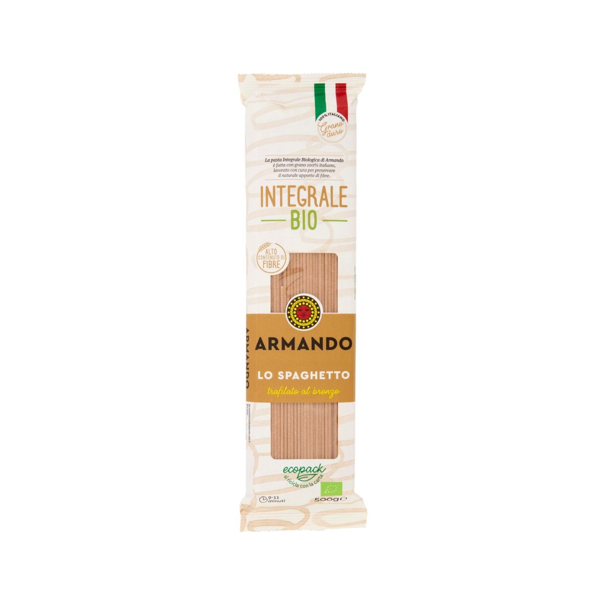 ARMANDO - Fideos Armando Lo Spaghetto Integrale Bio Bolsa 500 g