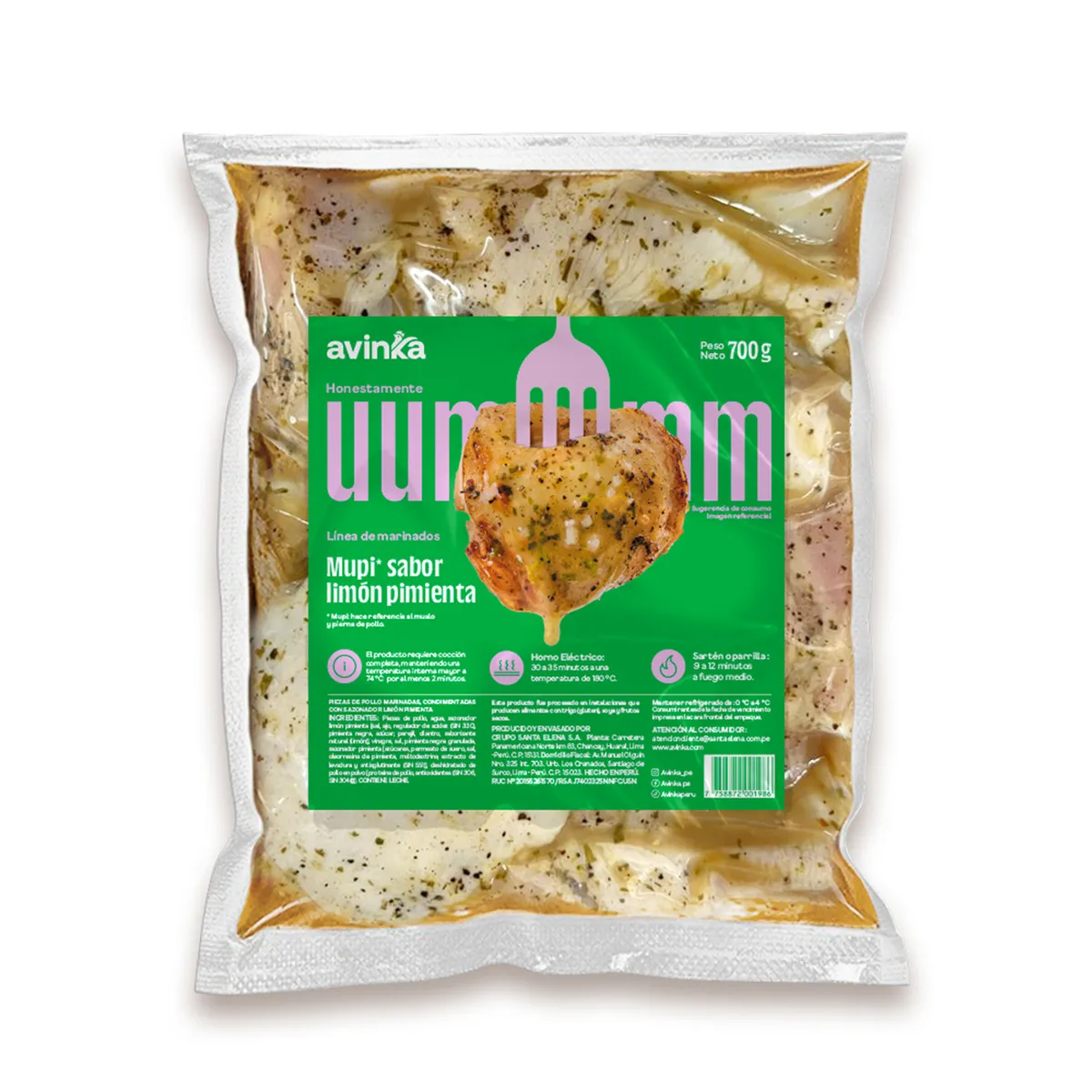 AVINKA - Mupi Limón Pimienta Avinka x 700 g