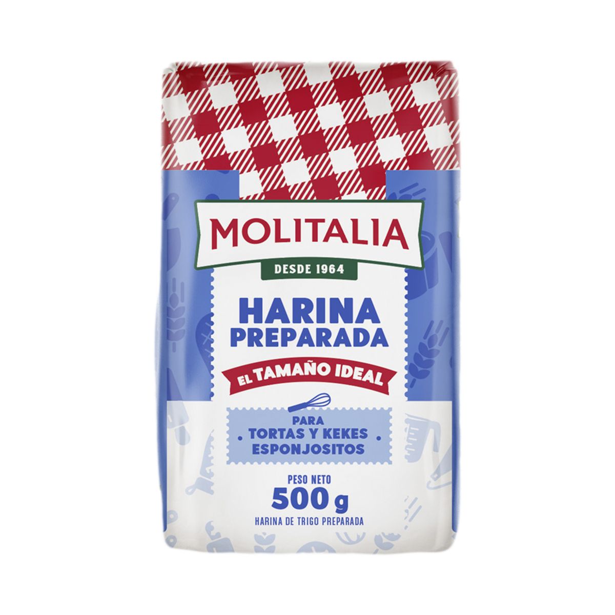 MOLITALIA - Harina Preparada Molitalia Bolsa 500 g