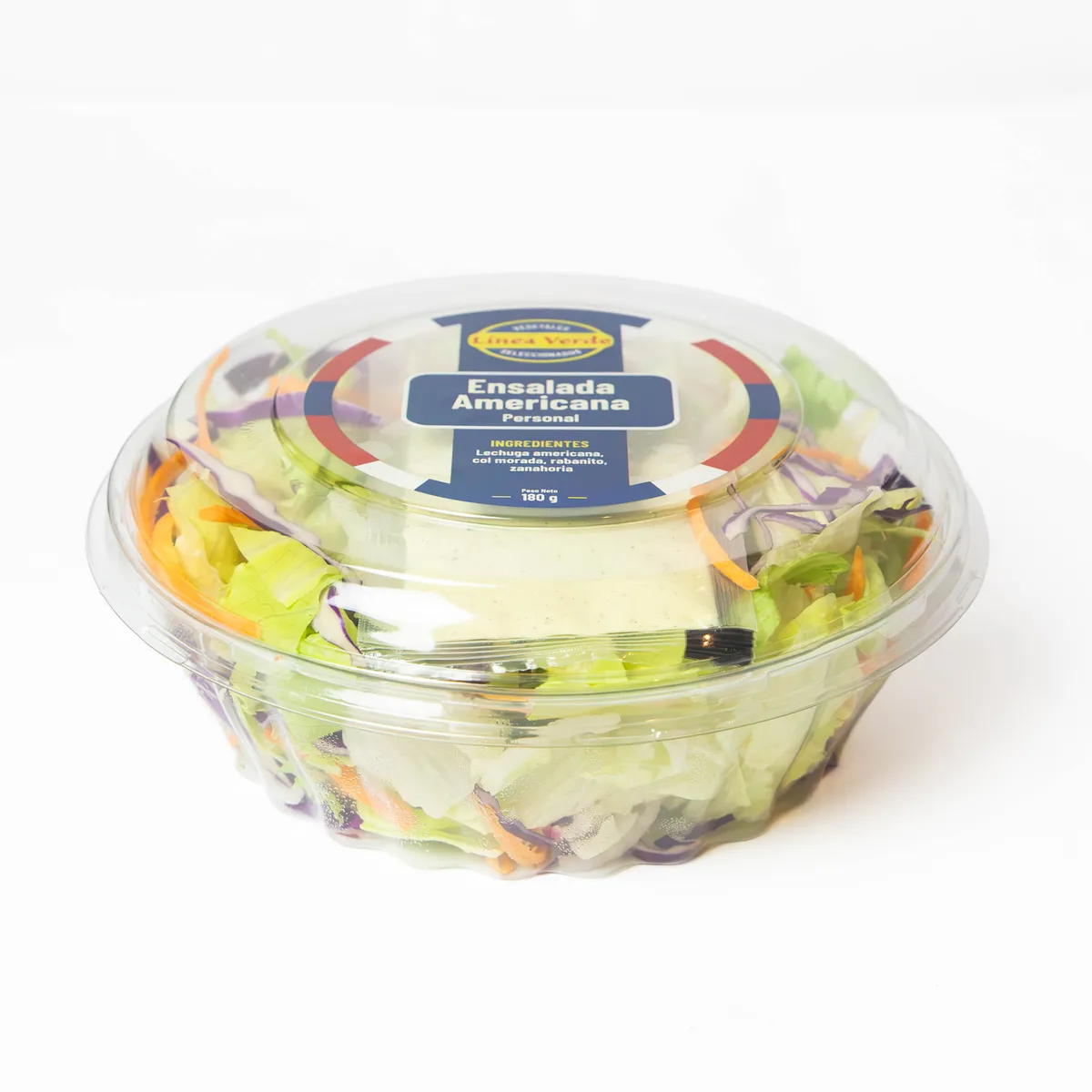 LINEA VERDE - Ensalada Americana Personal Linea Verde x 180 g